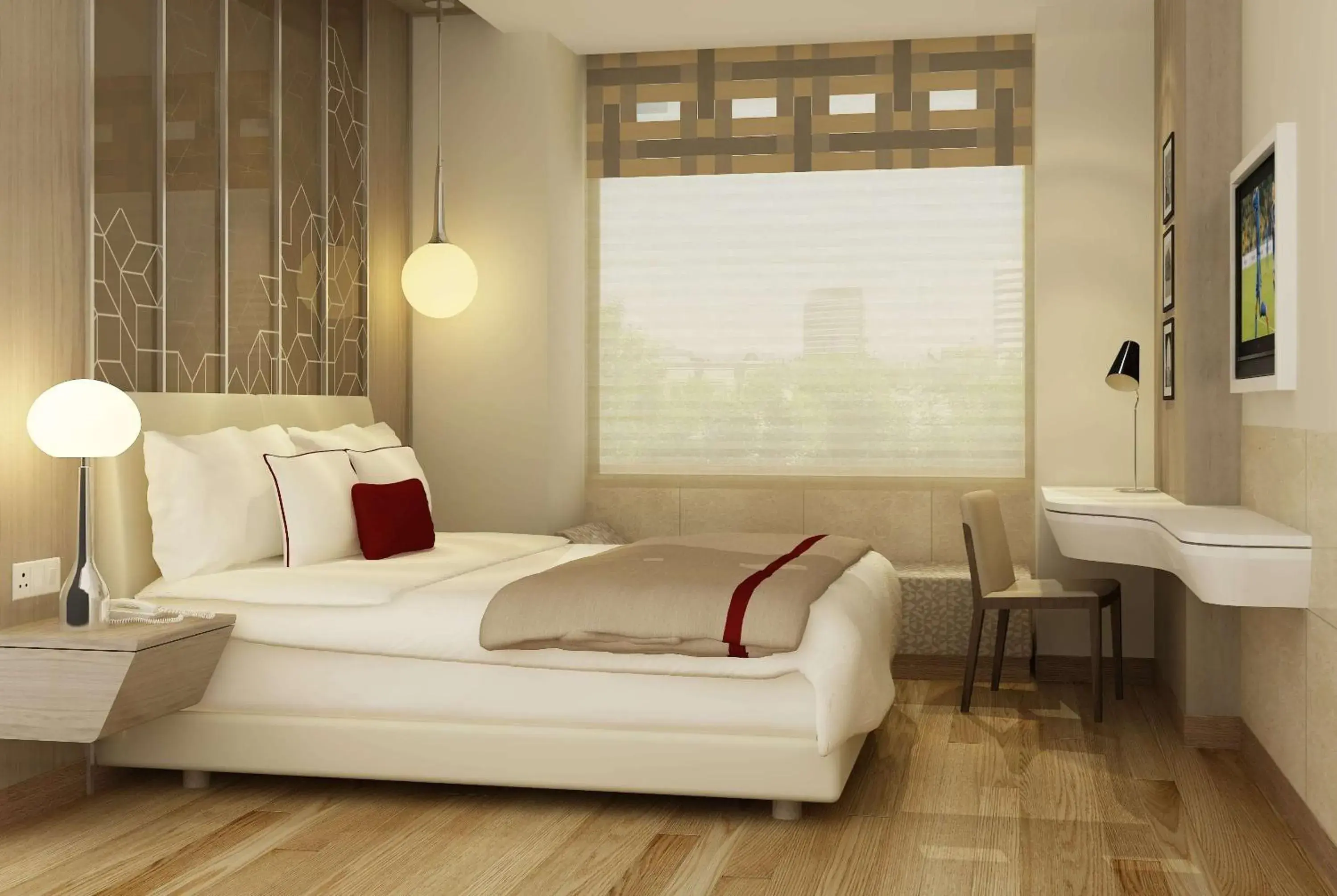 Photo of the whole room, Bed in Days Hotel Jaipur Tonk Road By Wyndham Photo of the whole room, Bed in Days Hotel Jaipur Tonk Road By Wyndham