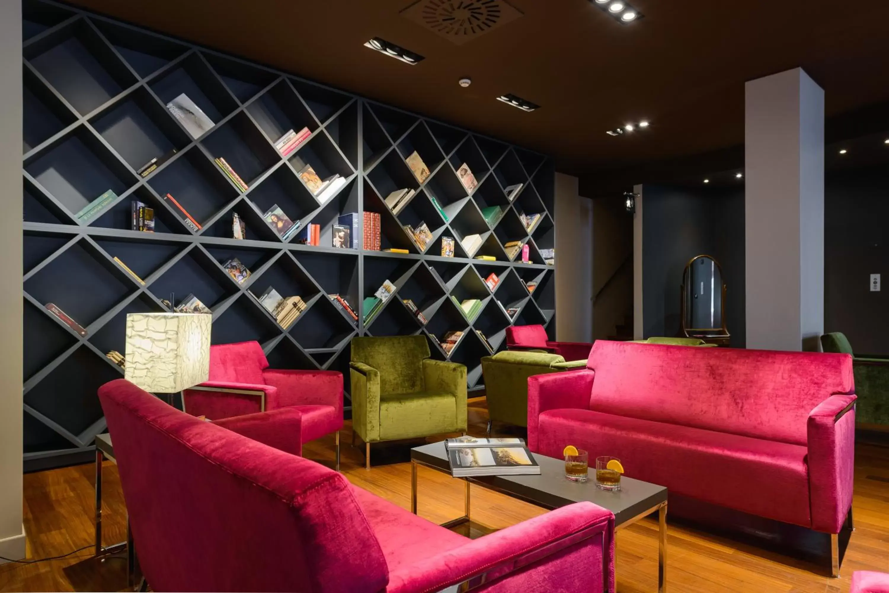 Communal lounge/ TV room, Seating Area in Windsor Hotel Milano