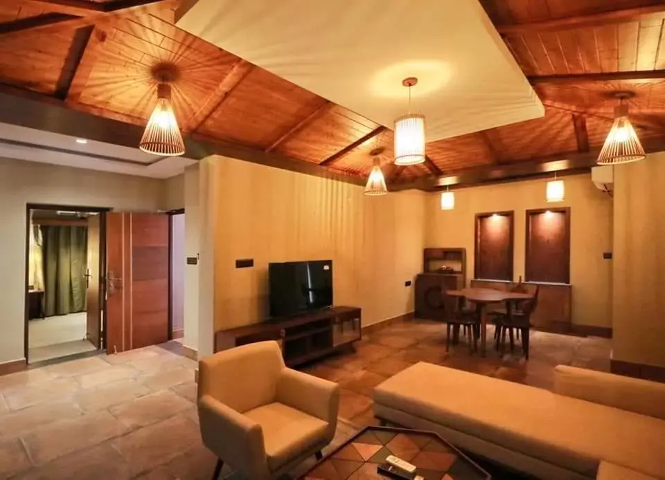 Living room in Hotel Sonar Bangla Sundarban Living room in Hotel Sonar Bangla Sundarban