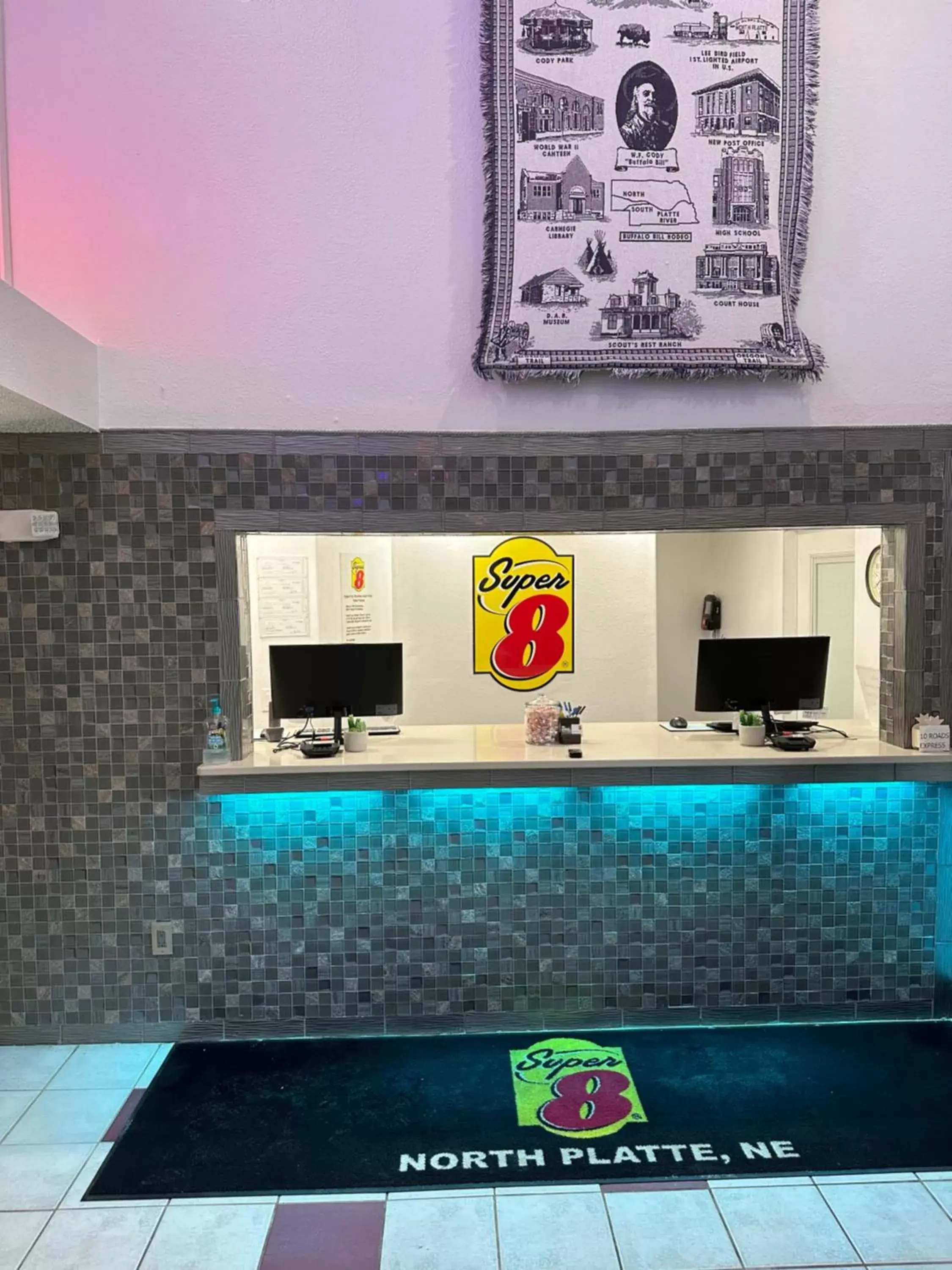 Lobby or reception in Super 8 by Wyndham North Platte Lobby or reception in Super 8 by Wyndham North Platte