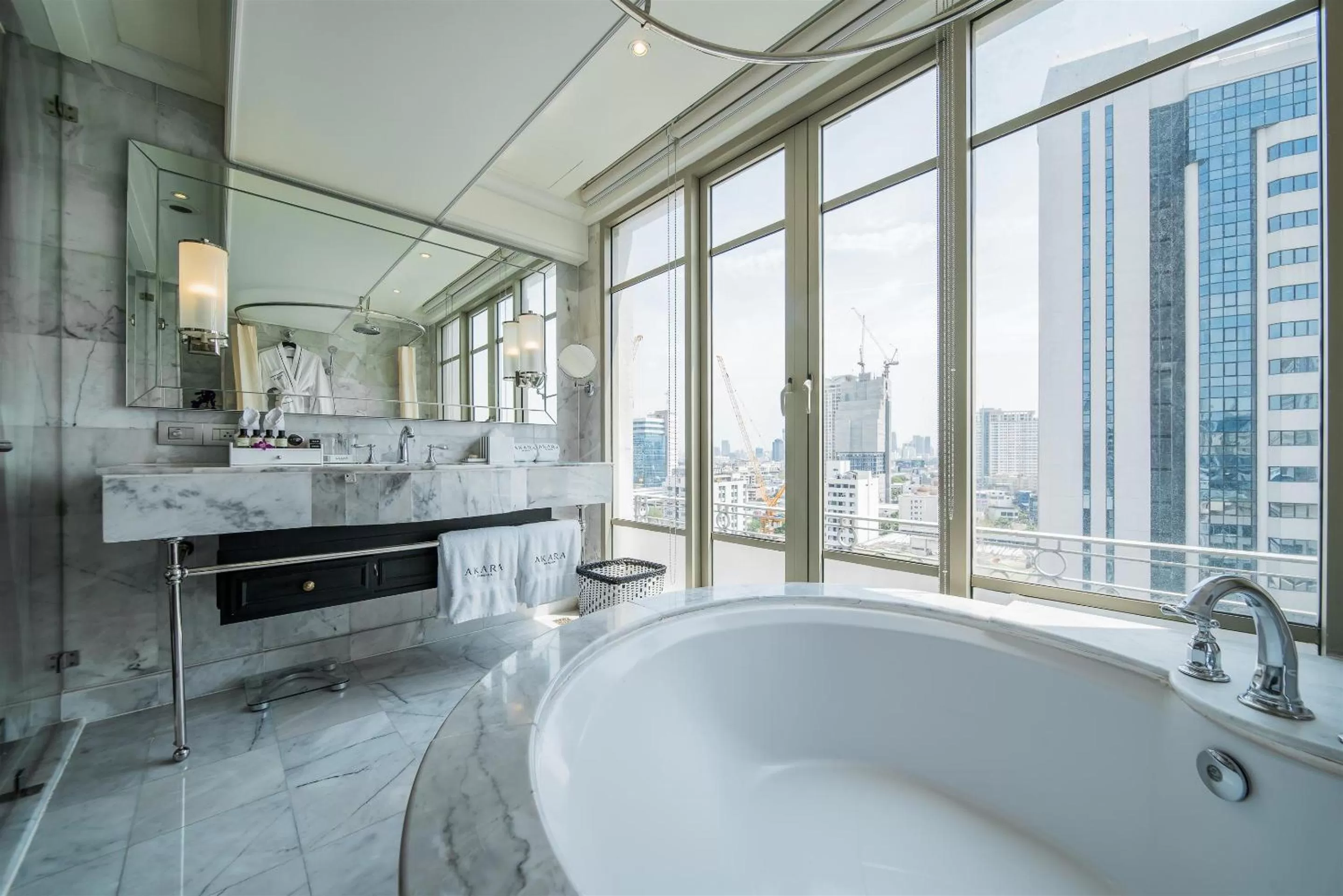 Bathroom in Akara Hotel