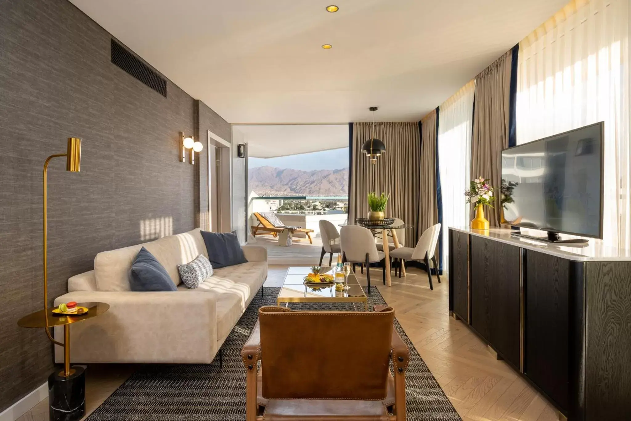 Living room, Seating Area in Vert Hotel Eilat by AFI Hotels