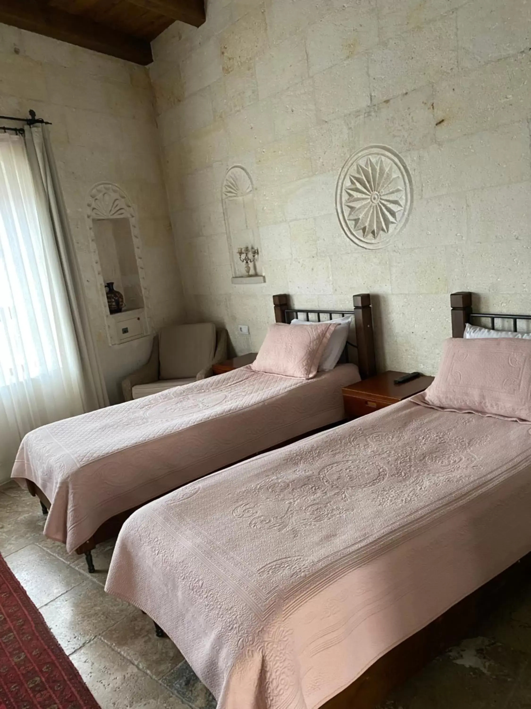 Bed in Osmanbey Cave House