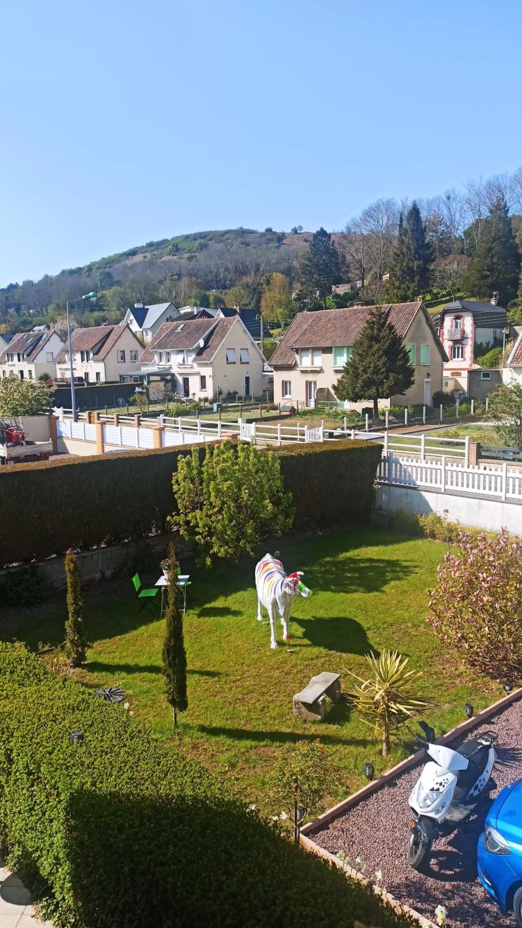 Garden in Chambre d'hote Le clos Valmont
