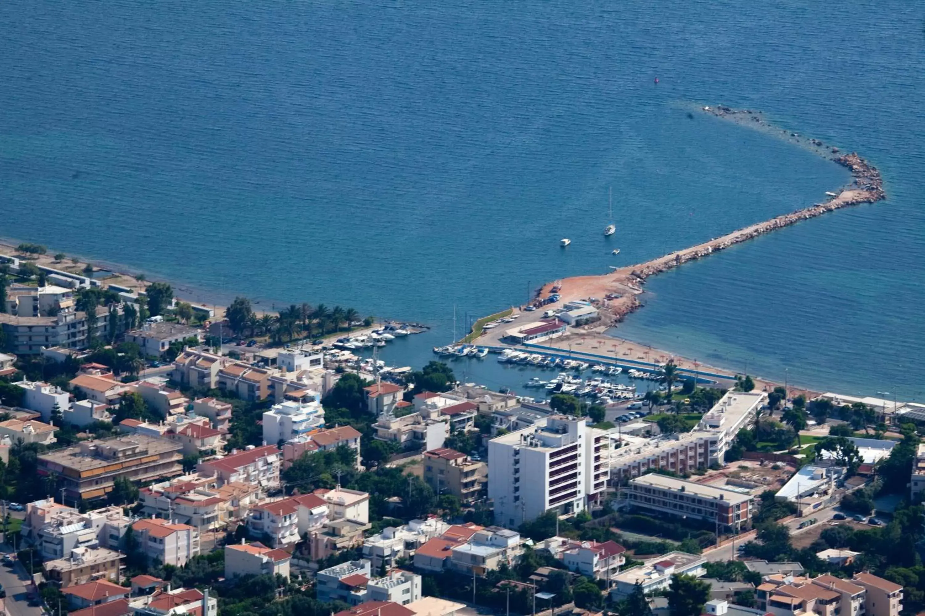 Bird's eye view, Bird's-eye View in Thomas Beach Hotel