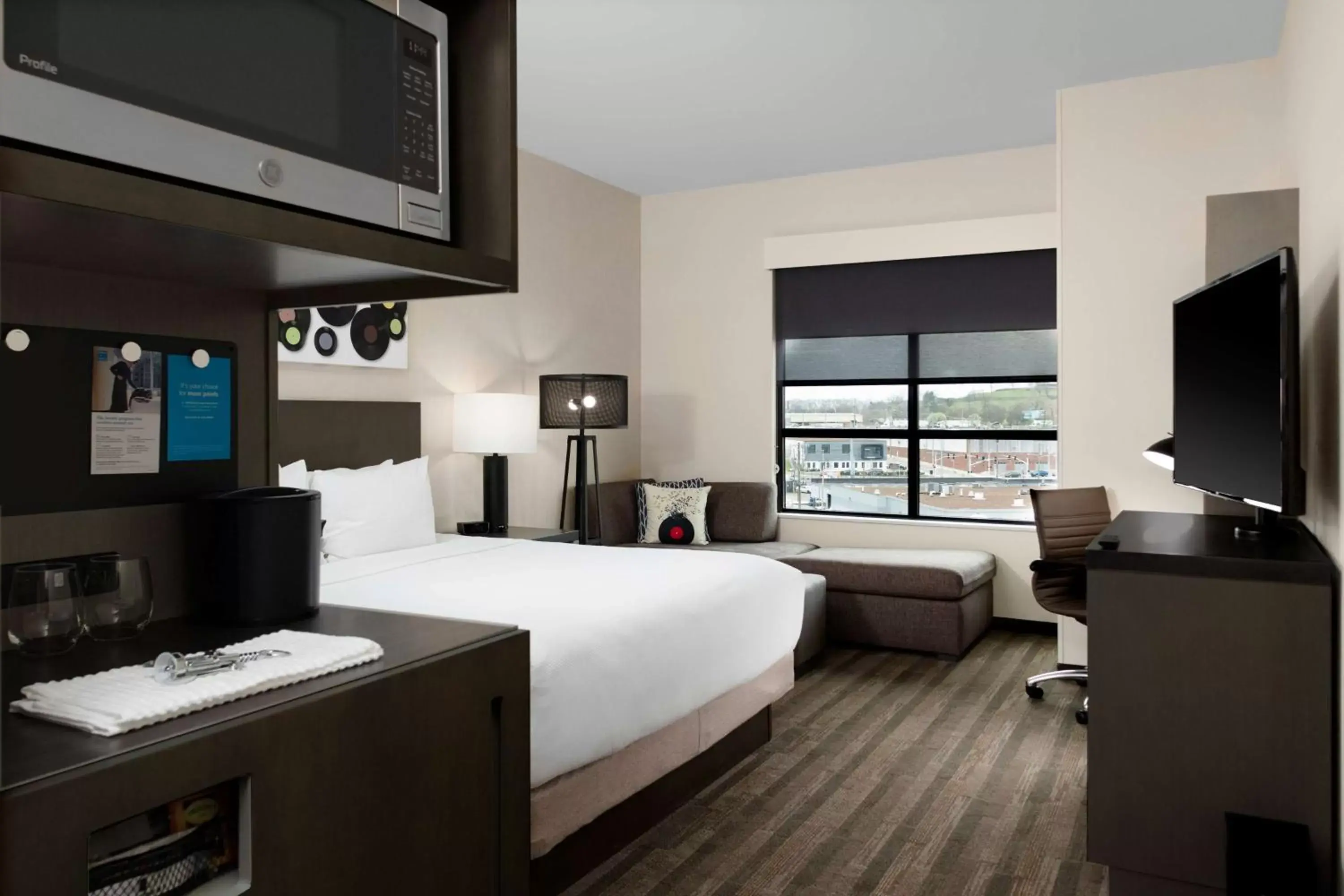 Photo of the whole room, TV/Entertainment Center in Hyatt House Nashville Downtown-Convention Center