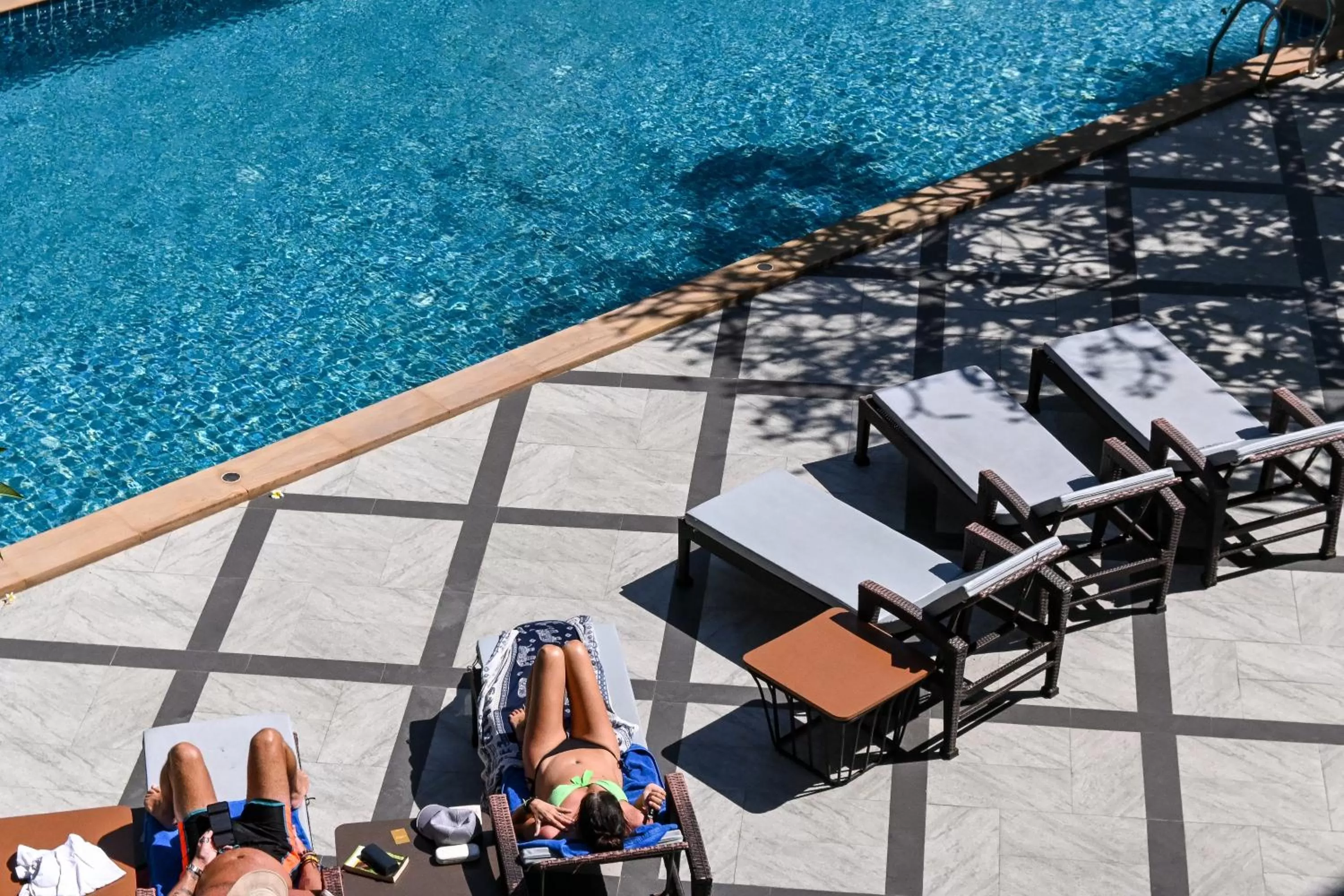 Swimming pool in Golden Sea Hua Hin - SHA Extra Plus