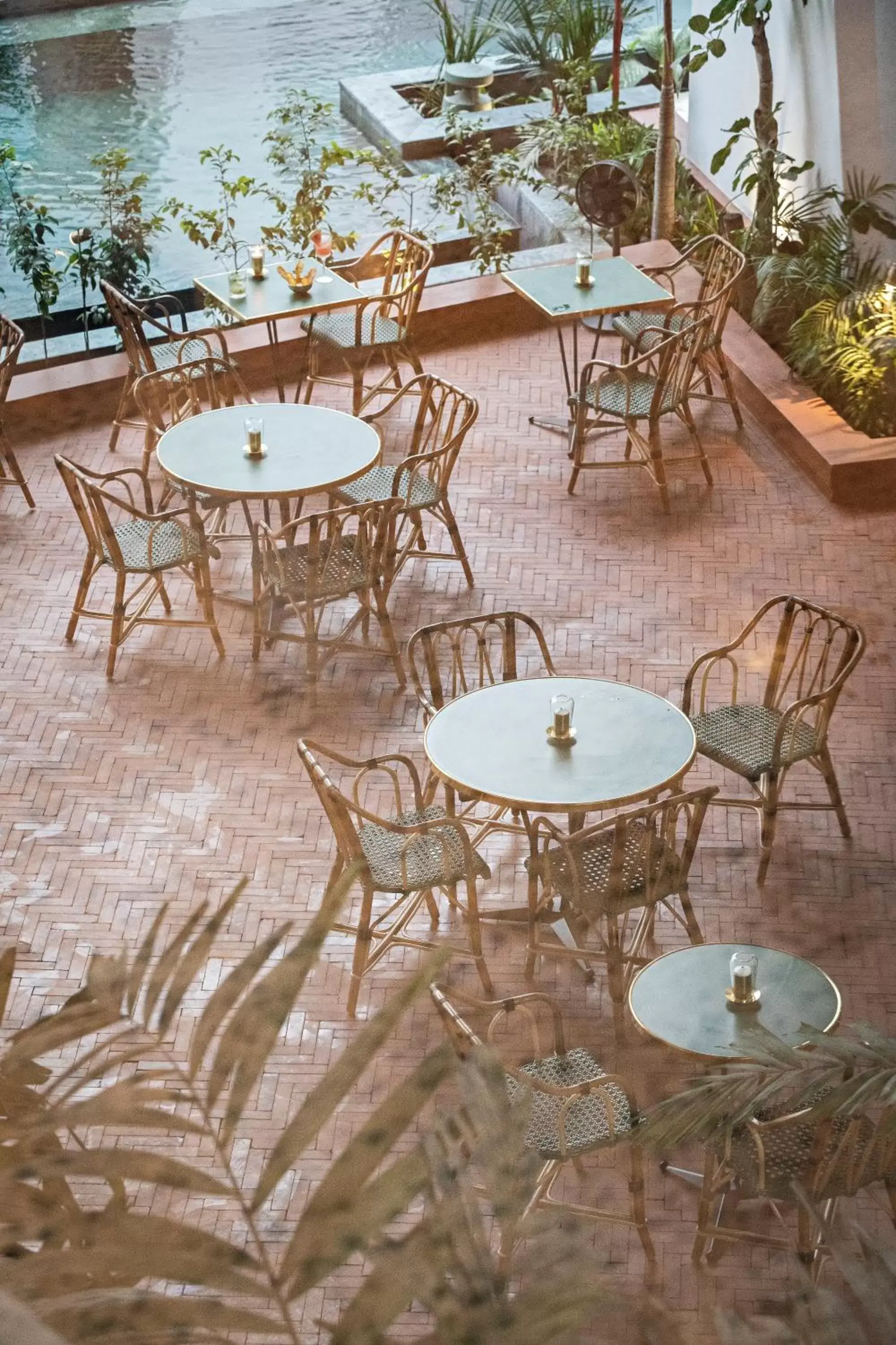 Patio, Restaurant/Places to Eat in La Maison Palmier Abidjan, a Member of Design Hotels