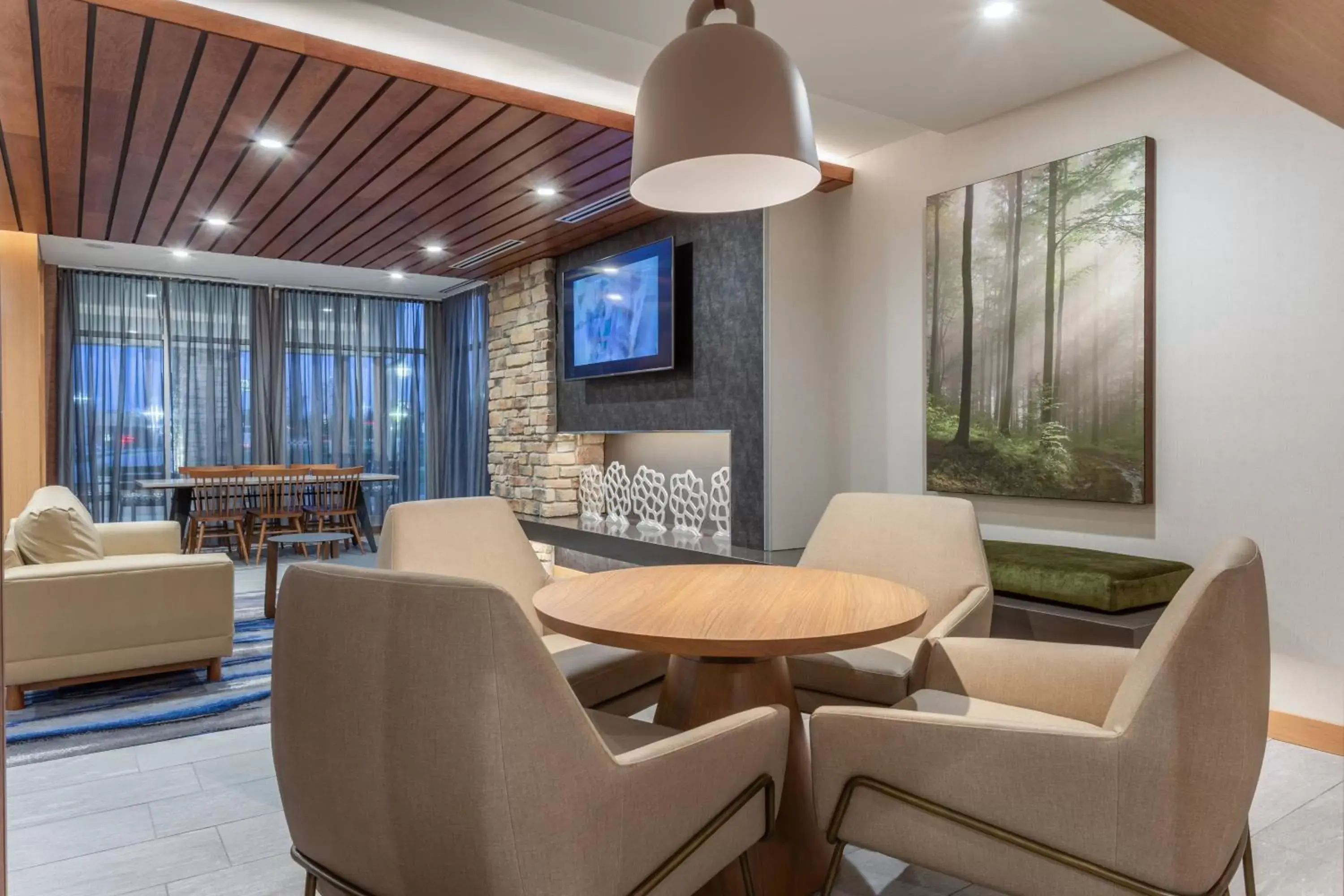 Lobby or reception, Seating Area in Fairfield Inn & Suites Franklin