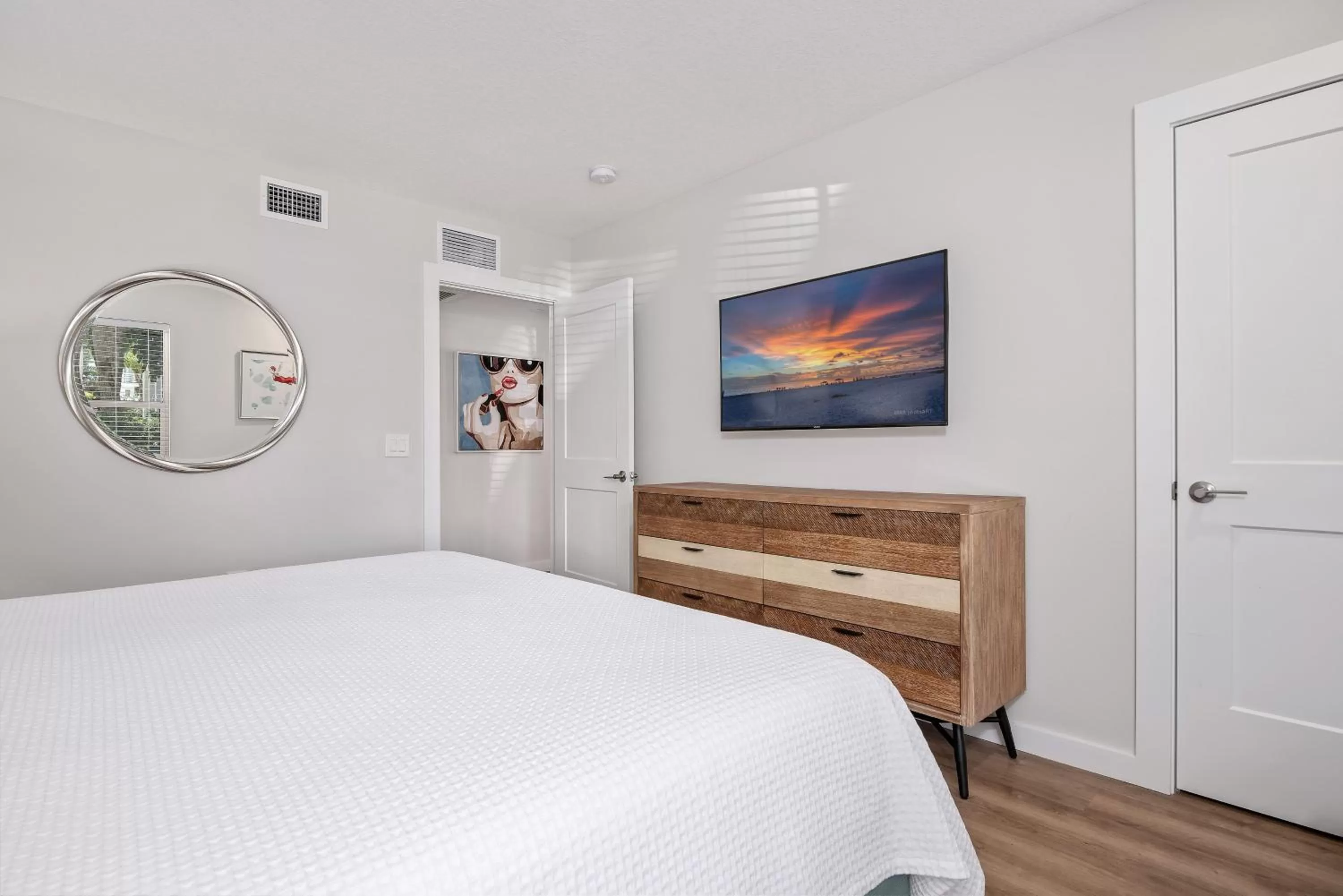 Bed in Escape Coastal Resort on Casey Key