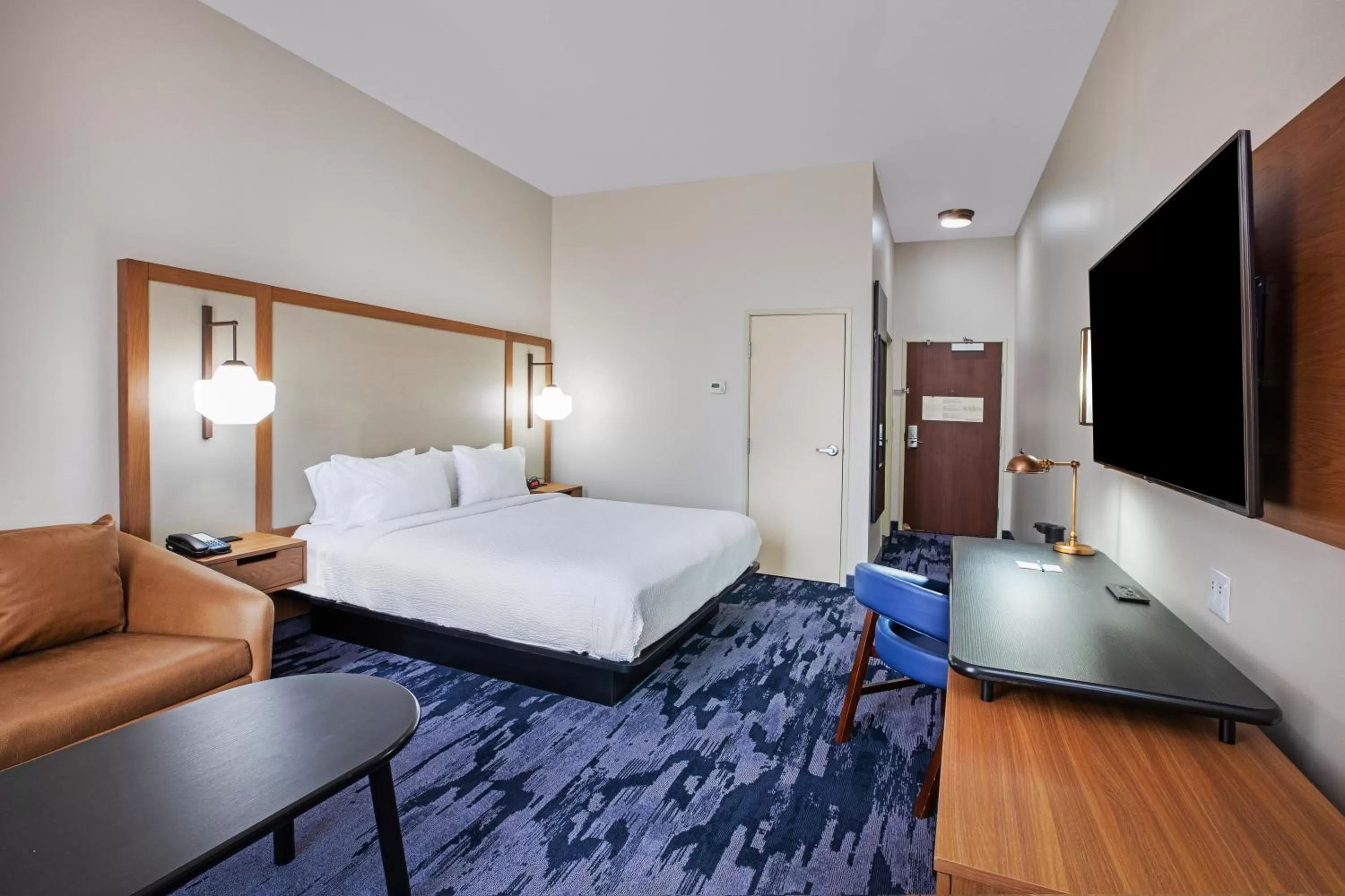 Bedroom, Bed in Fairfield Inn & Suites Tulsa Downtown Arts District