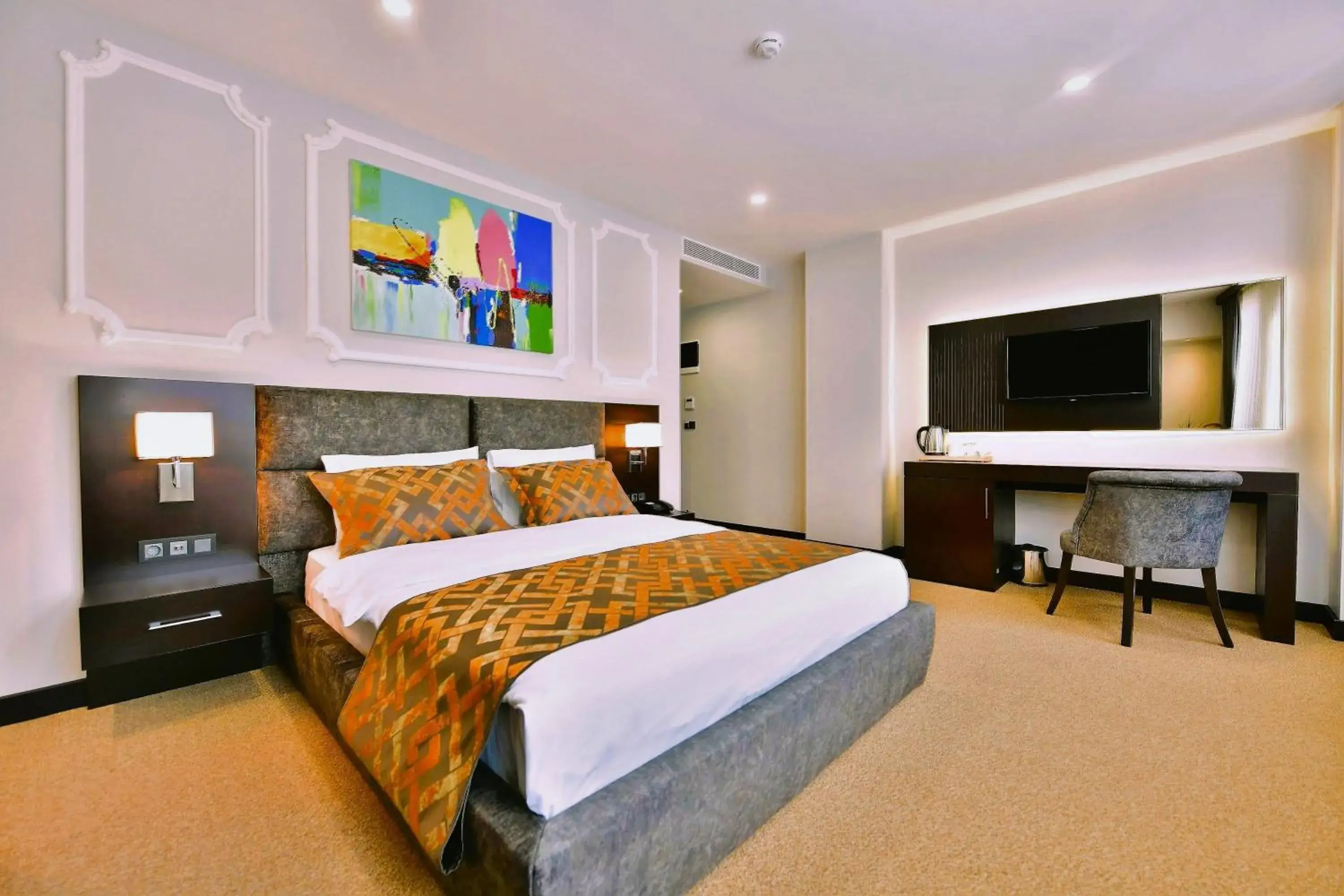 Bed in Ghan Hotel
