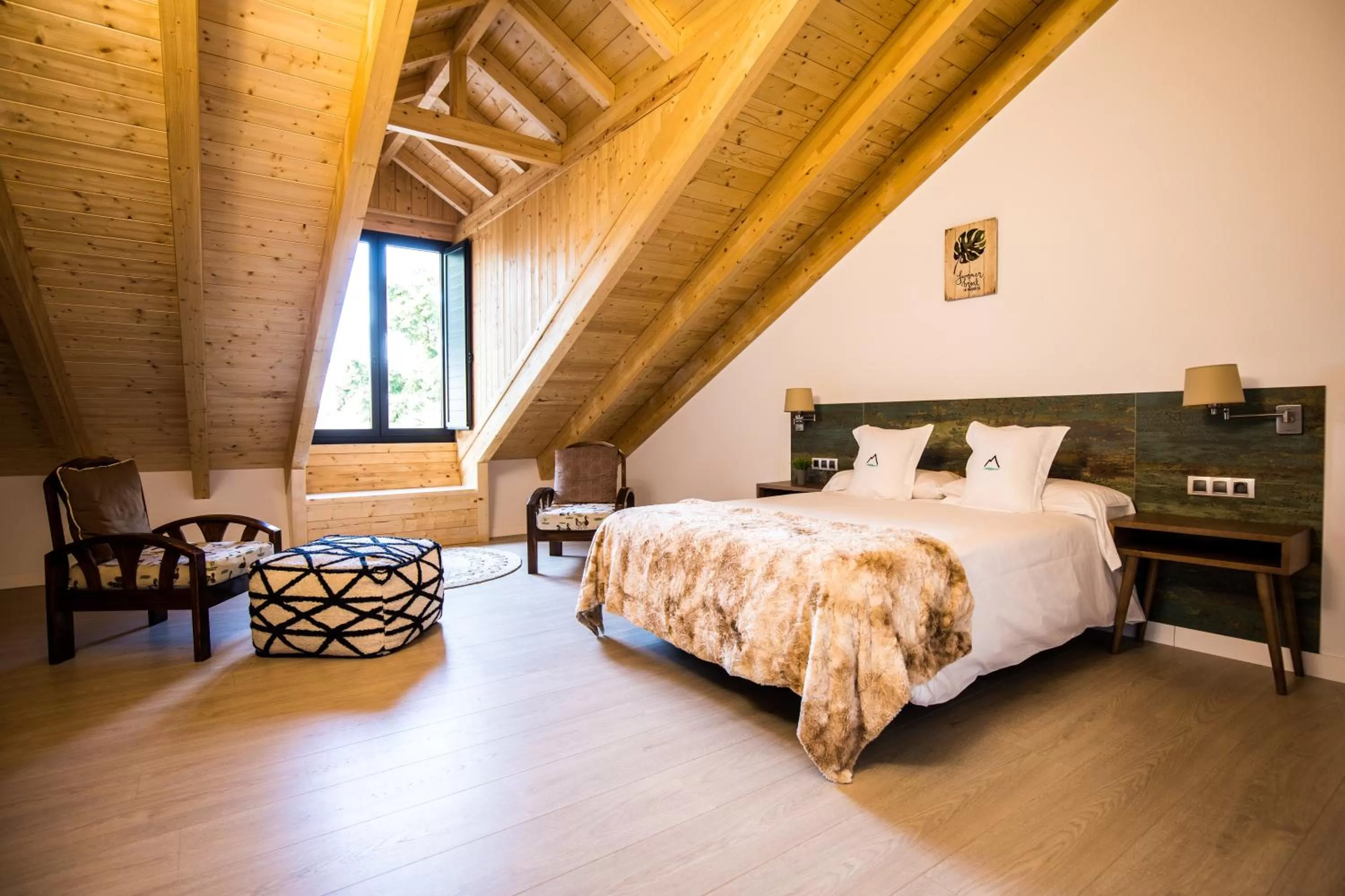 Bed in The Rock Suites & Spa