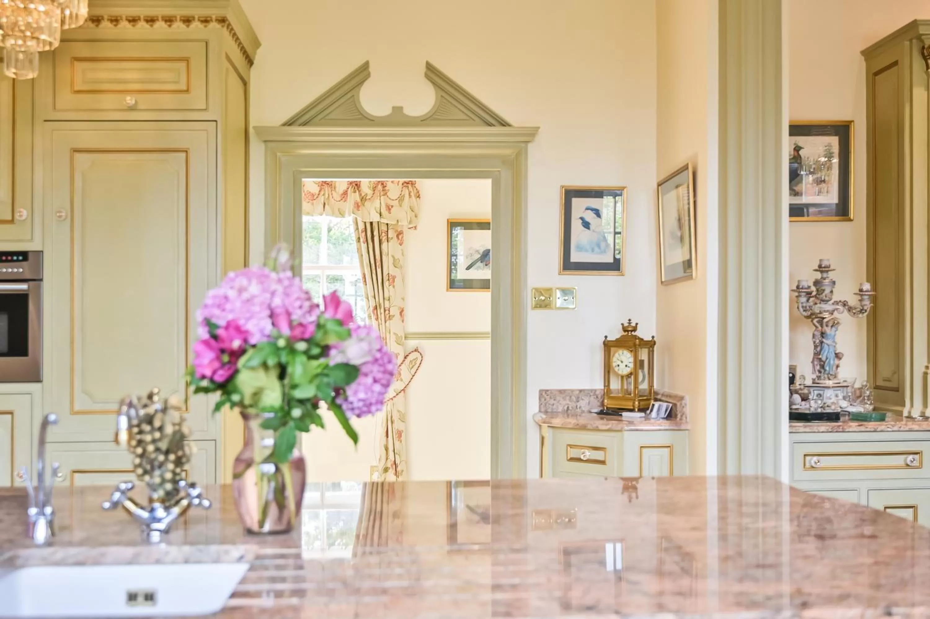 Communal kitchen in Saltcote Place