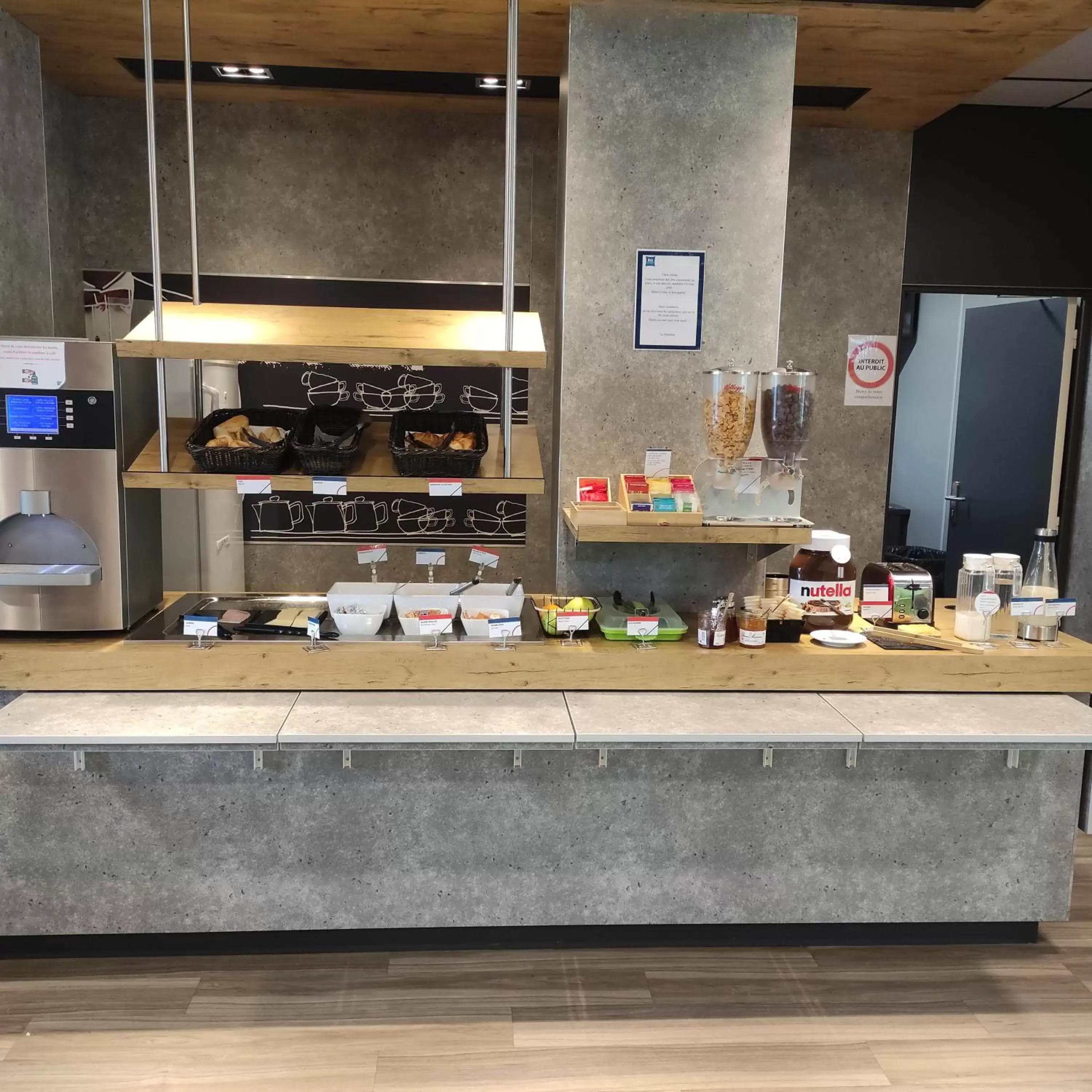 Buffet breakfast, Food in ibis budget Tours Centre Gare et congrès