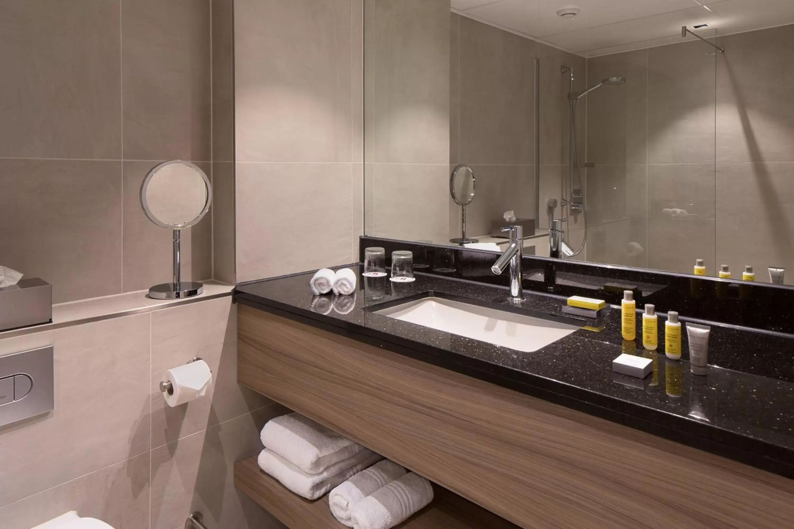 Bathroom in Amsterdam Marriott Hotel