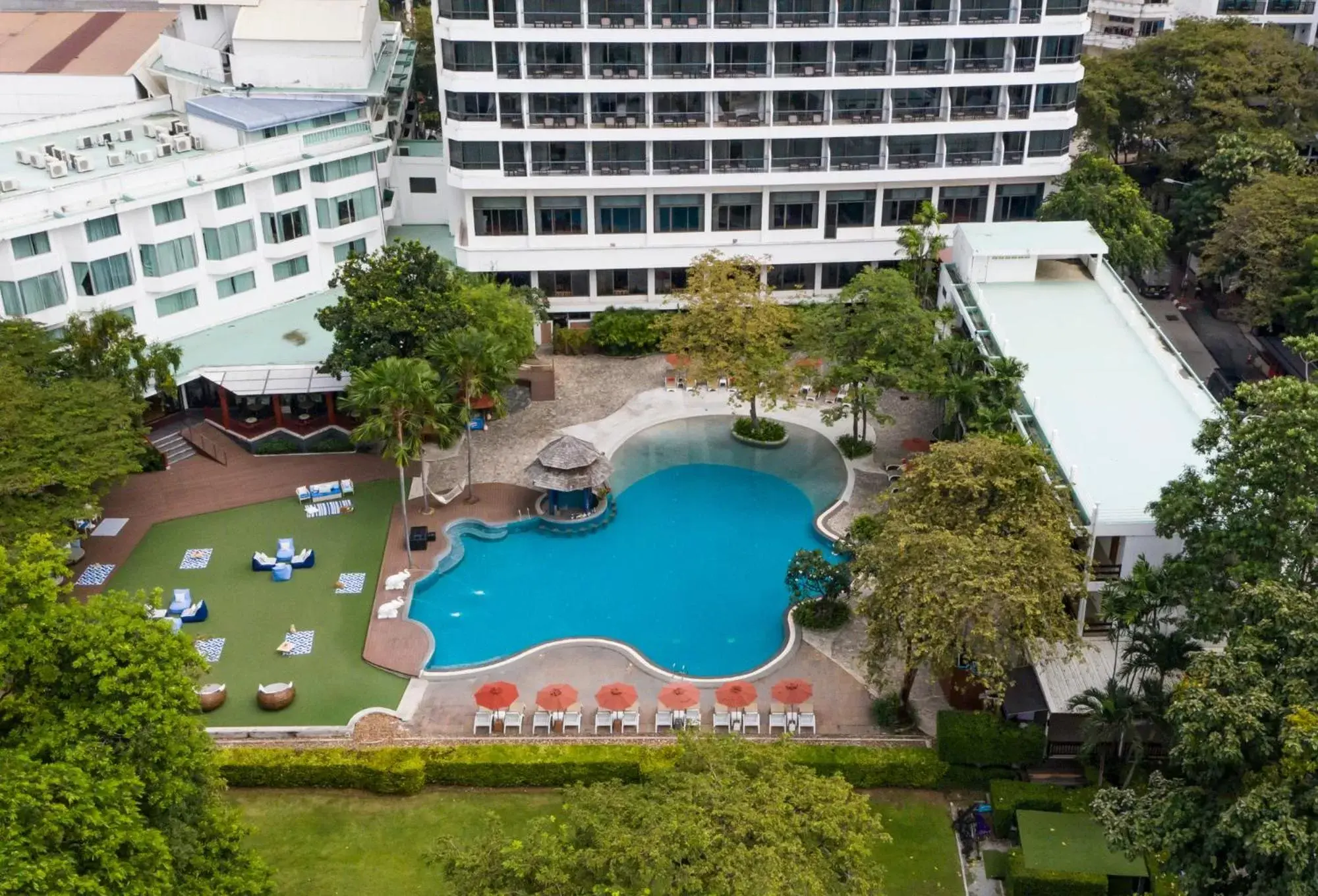 Bird's eye view in Cosy Beach Hotel - SHA Extra Plus Bird's eye view in Cosy Beach Hotel - SHA Extra Plus