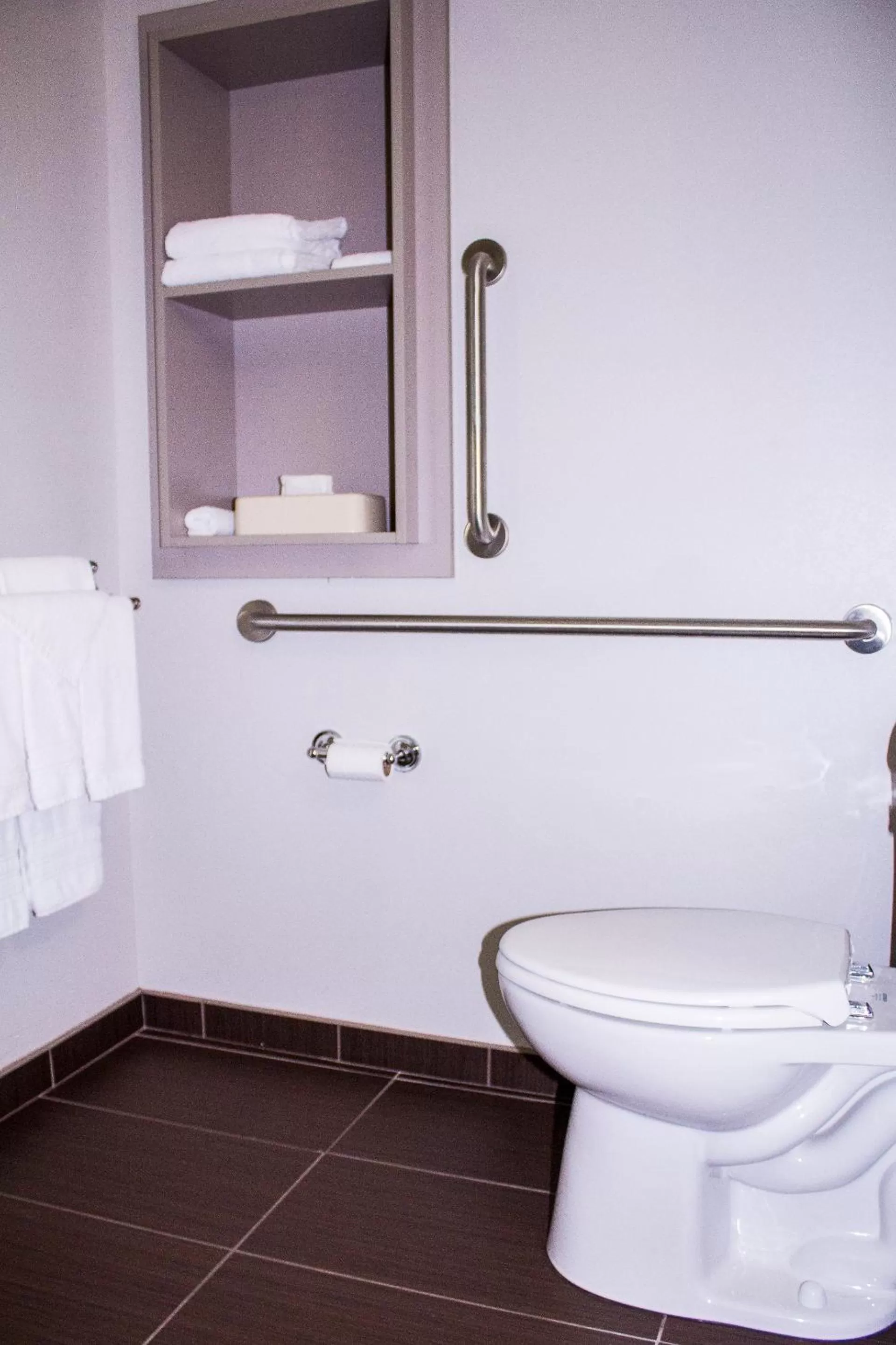 Toilet in Microtel Inn & Suites by Wyndham - Penn Yan