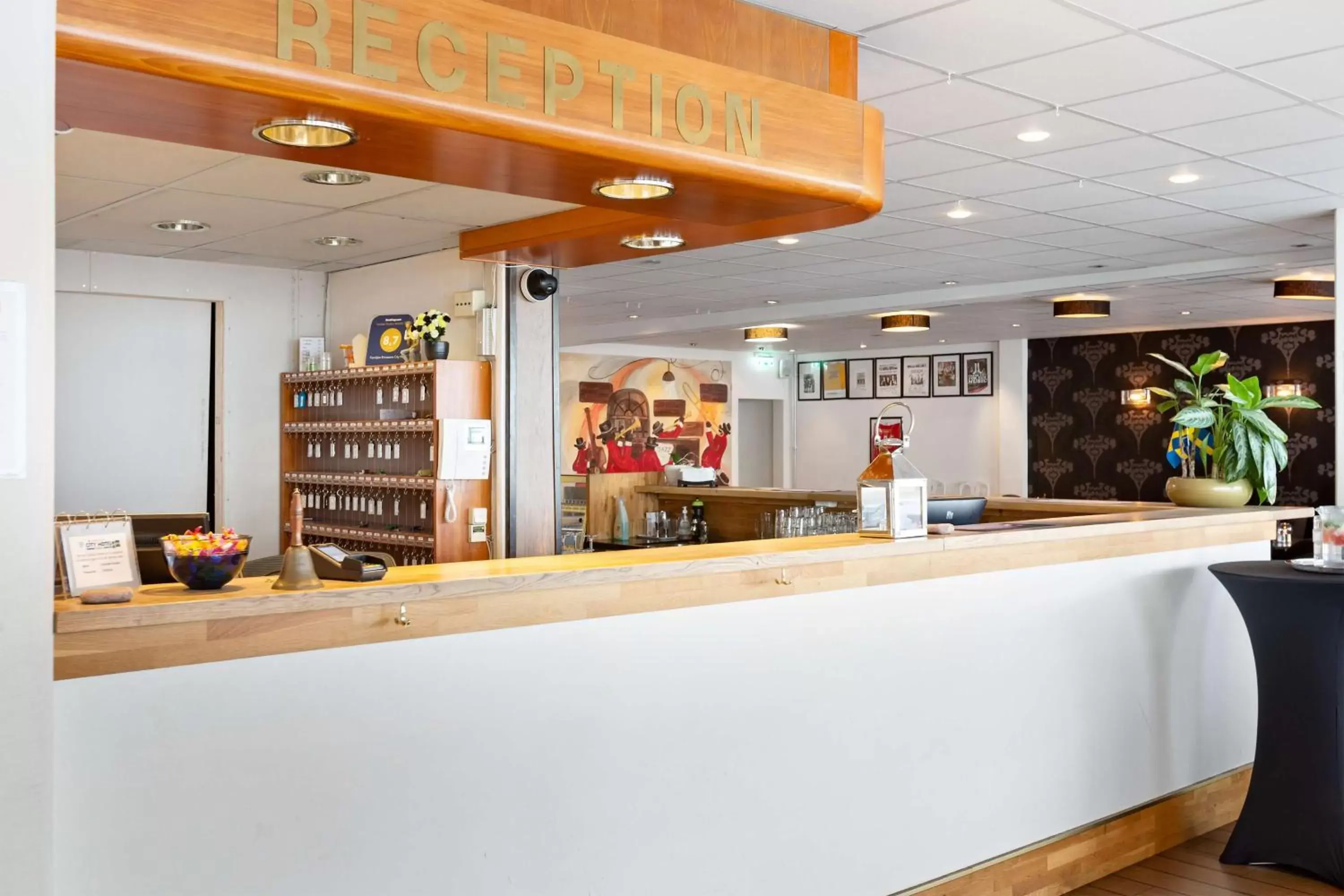 Lobby or reception in Sure Hotel by Best Western City Jonkoping Lobby or reception in Sure Hotel by Best Western City Jonkoping