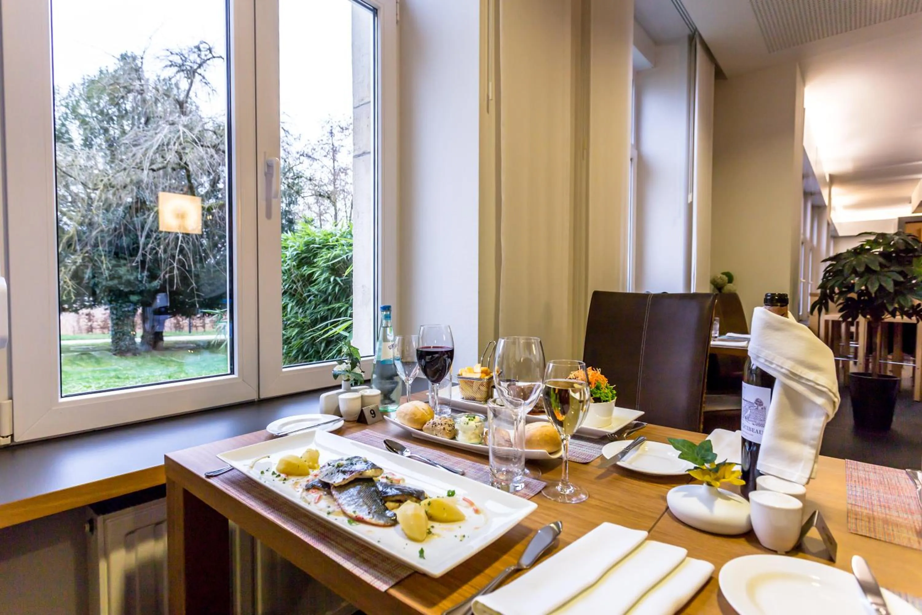 Restaurant/places to eat in Hotel-Résidence Am Klouschter