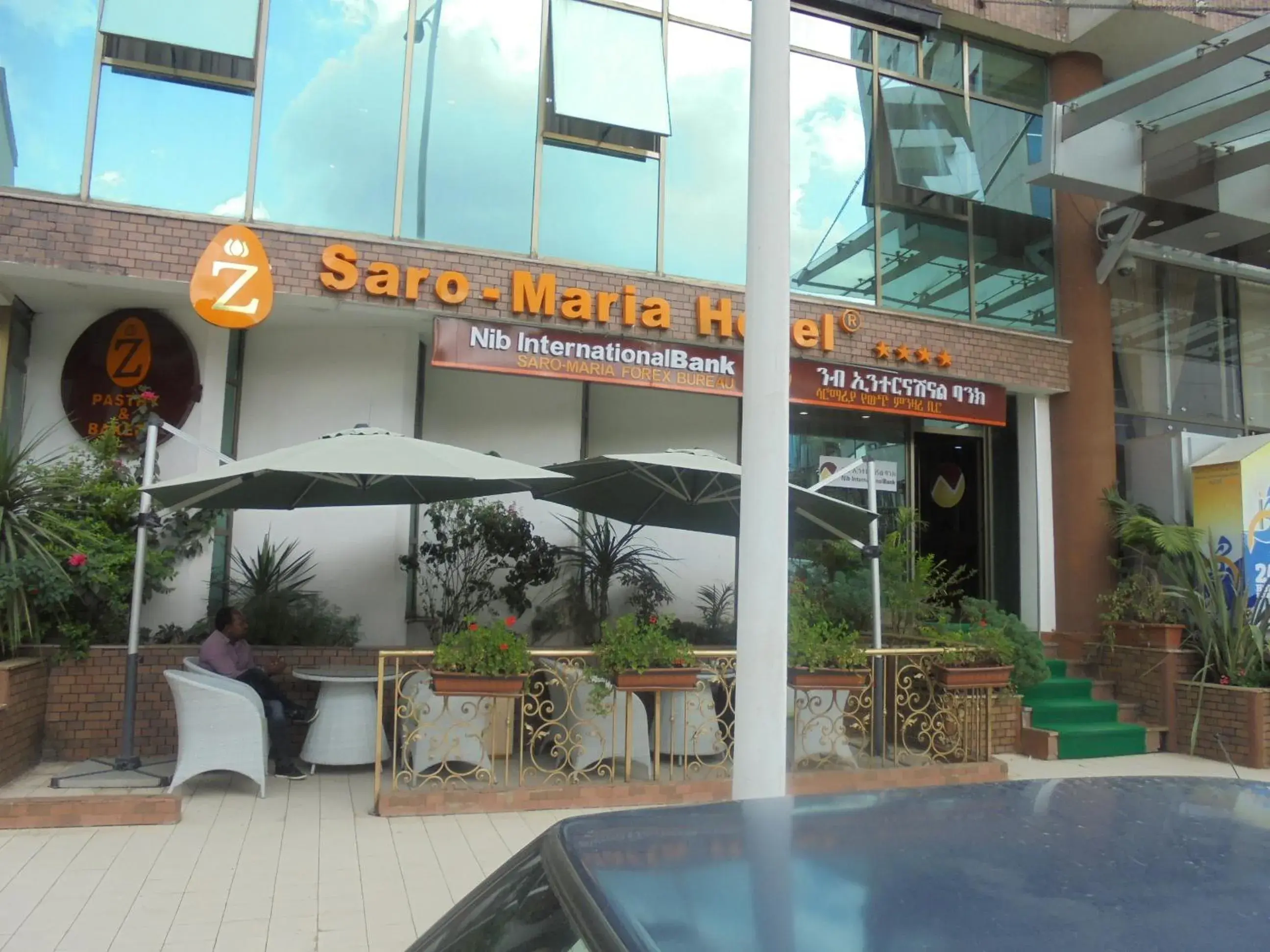 Facade/entrance in Saro-Maria Hotel