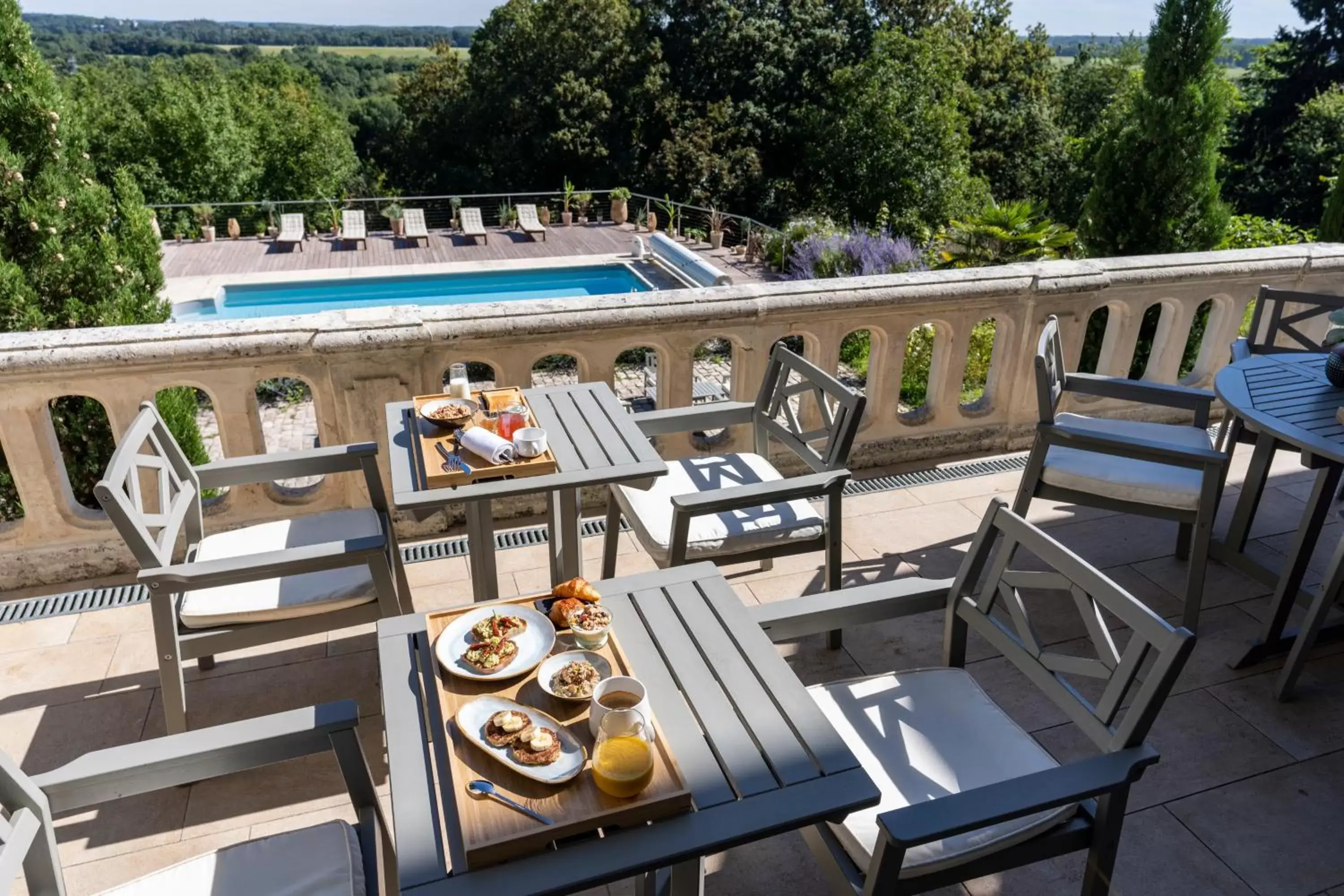 Balcony/Terrace in Château des Forges par Slow Village