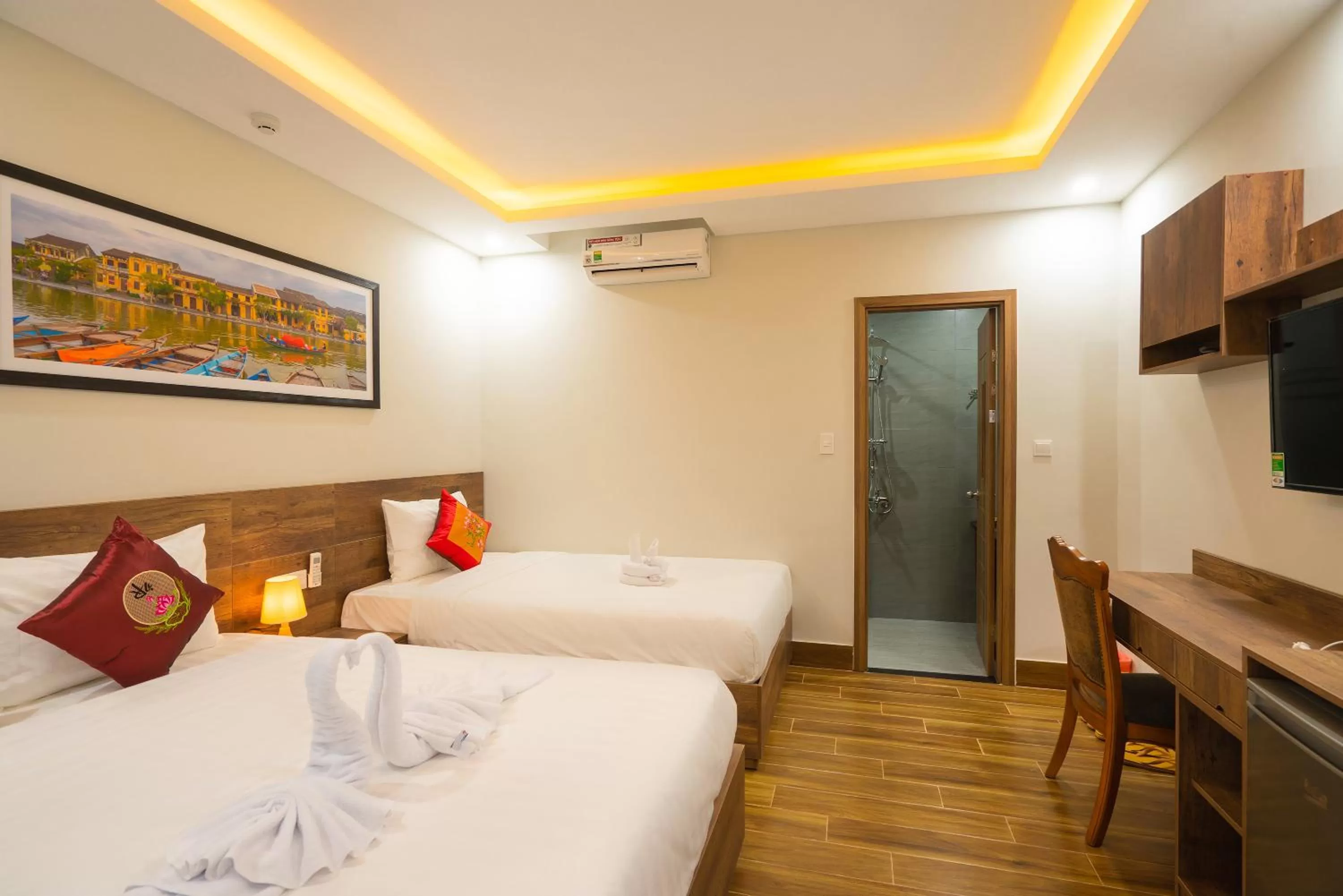 Bedroom, Bed in The Lit Villa Hoi An