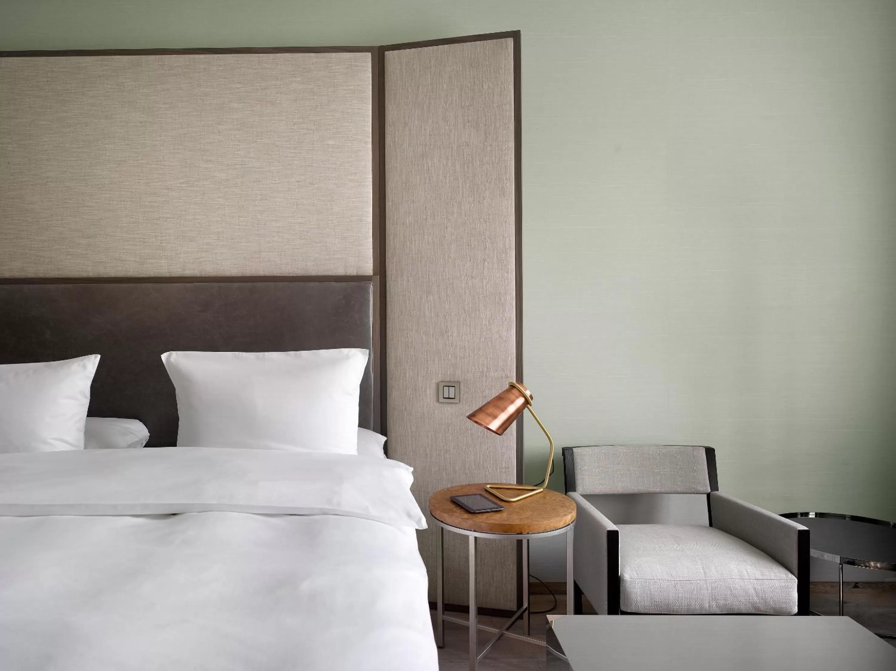 Bed in The Emblem Prague Hotel - Preferred Hotels & Resorts