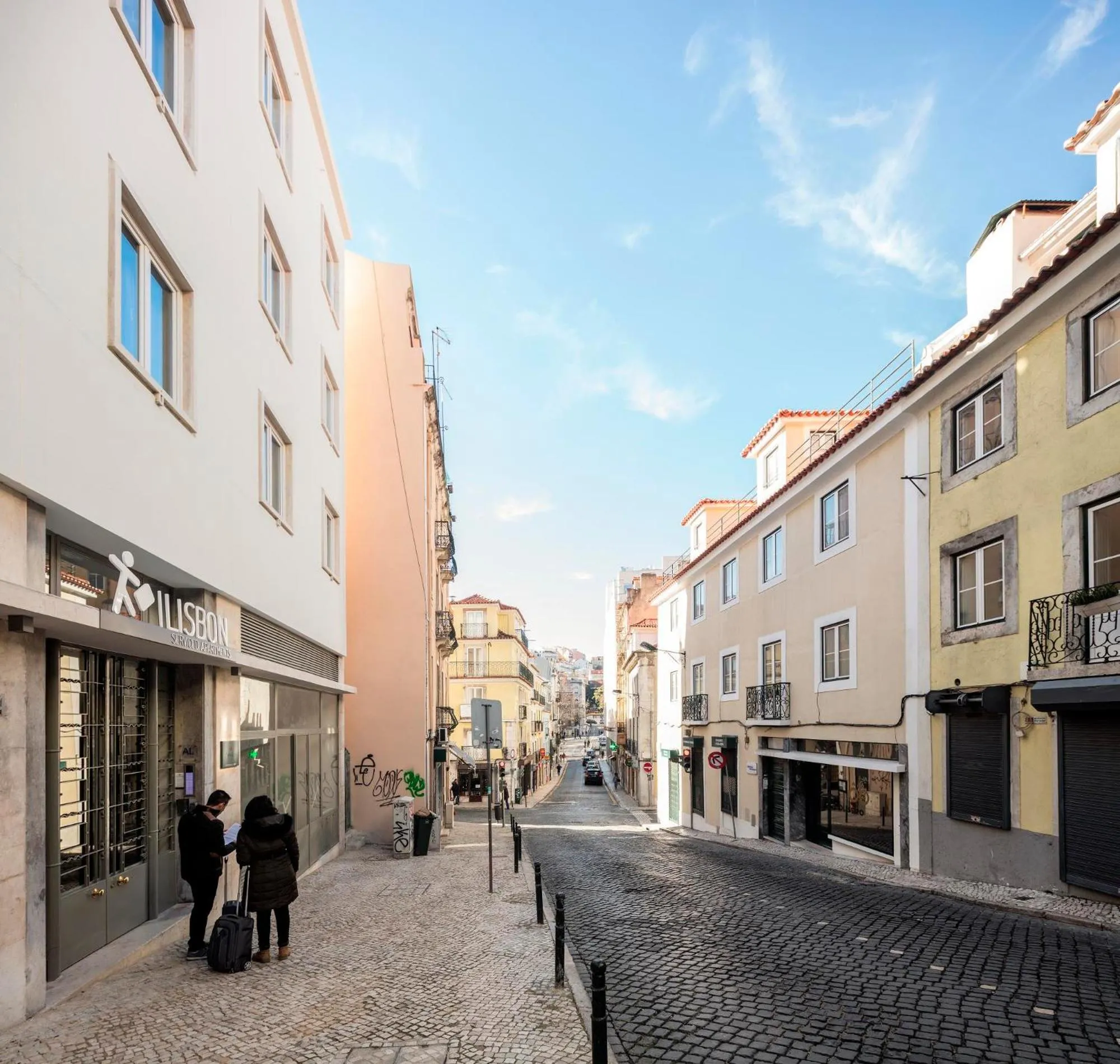 Facade/entrance in Lisbon Serviced Apartments - Avenida
