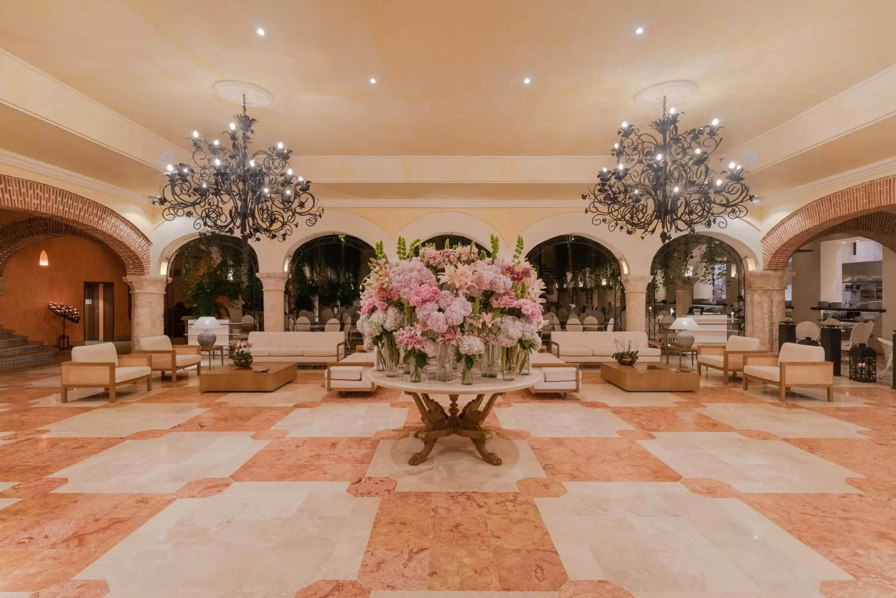 Lobby or reception, Banquet Facilities in Charleston Santa Teresa Cartagena