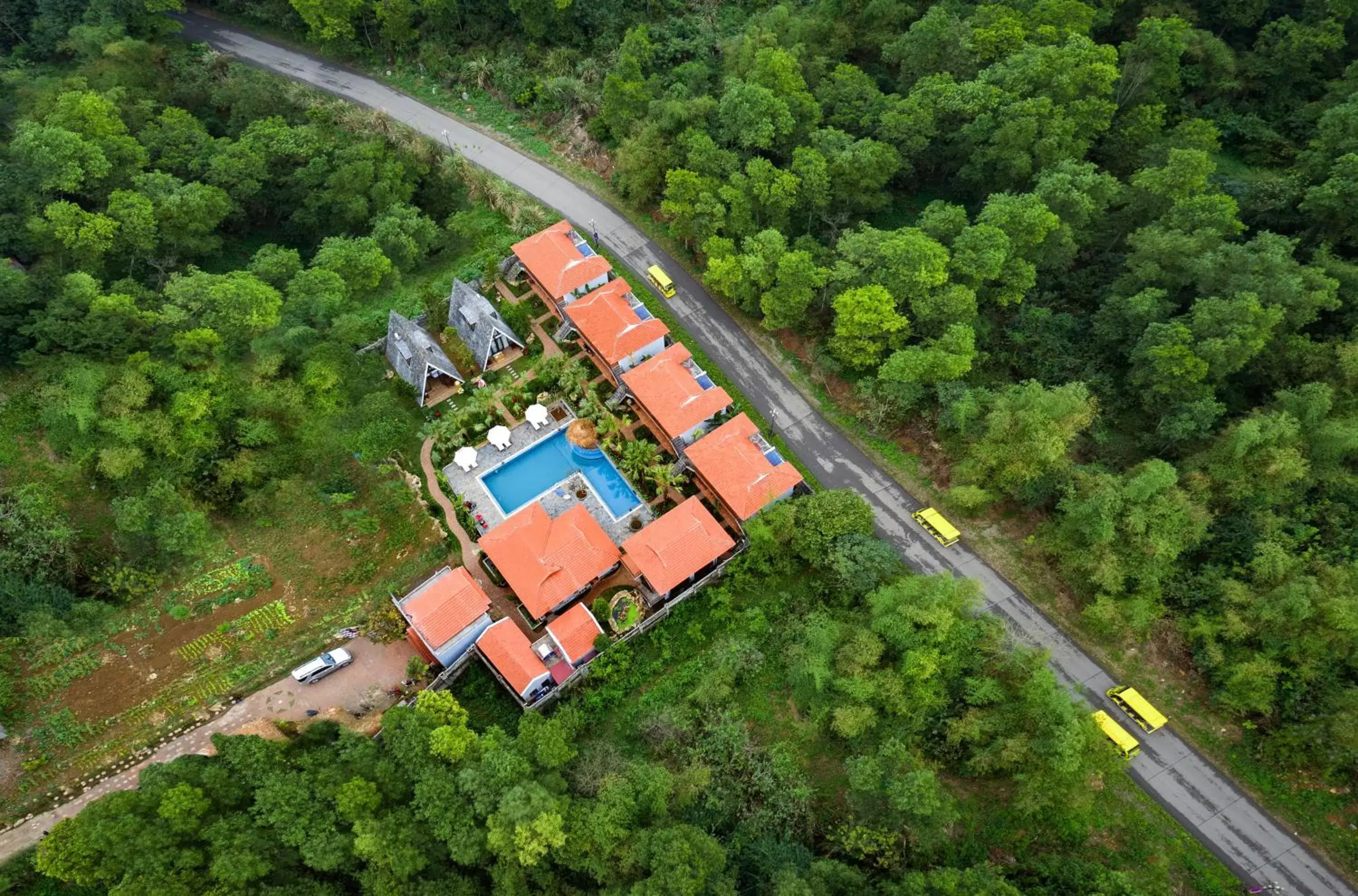 Bird's eye view in Bai Dinh Garden Resort & Spa Bird's eye view in Bai Dinh Garden Resort & Spa