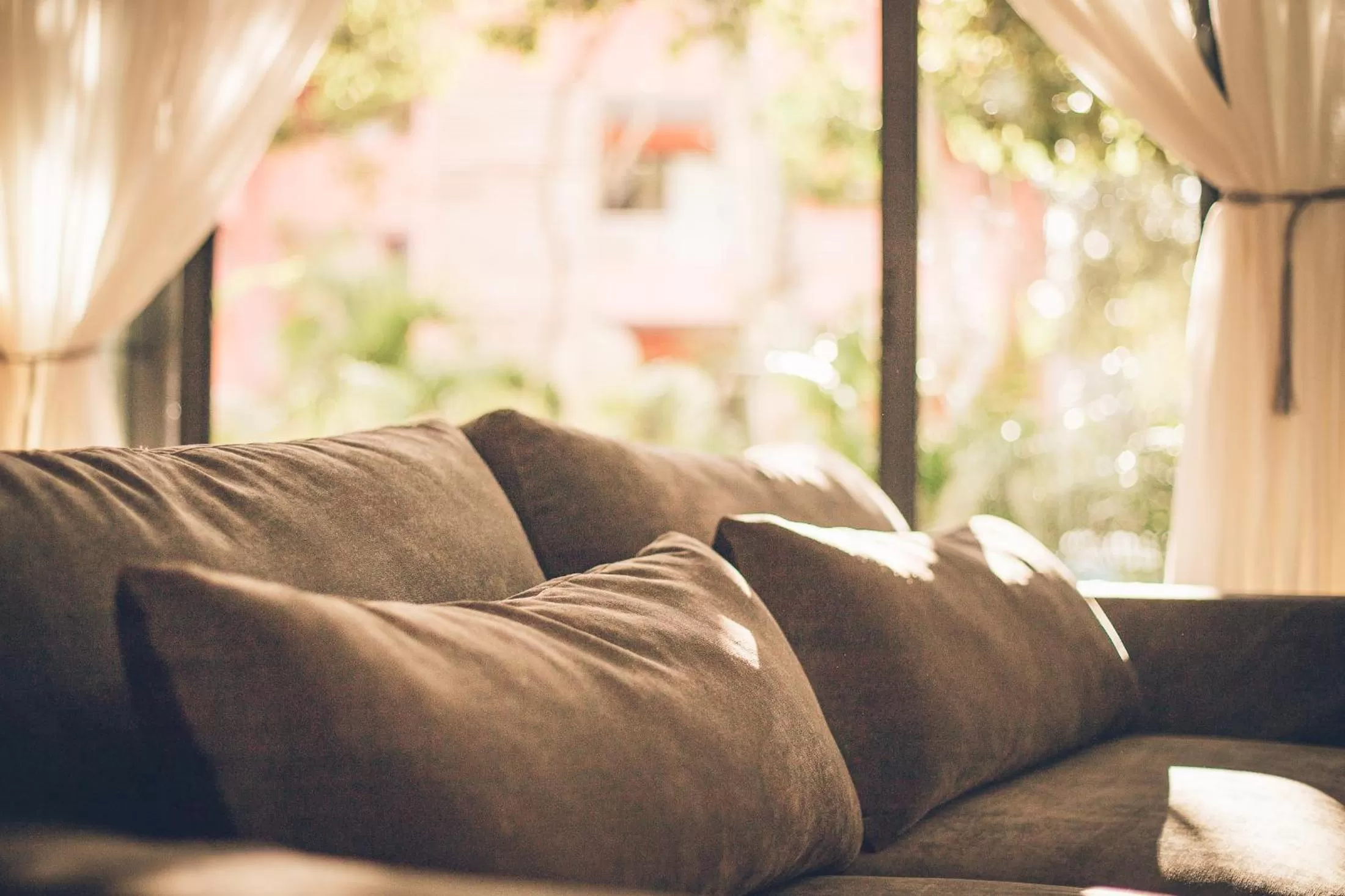 Living room in Panacea Condo Tulum