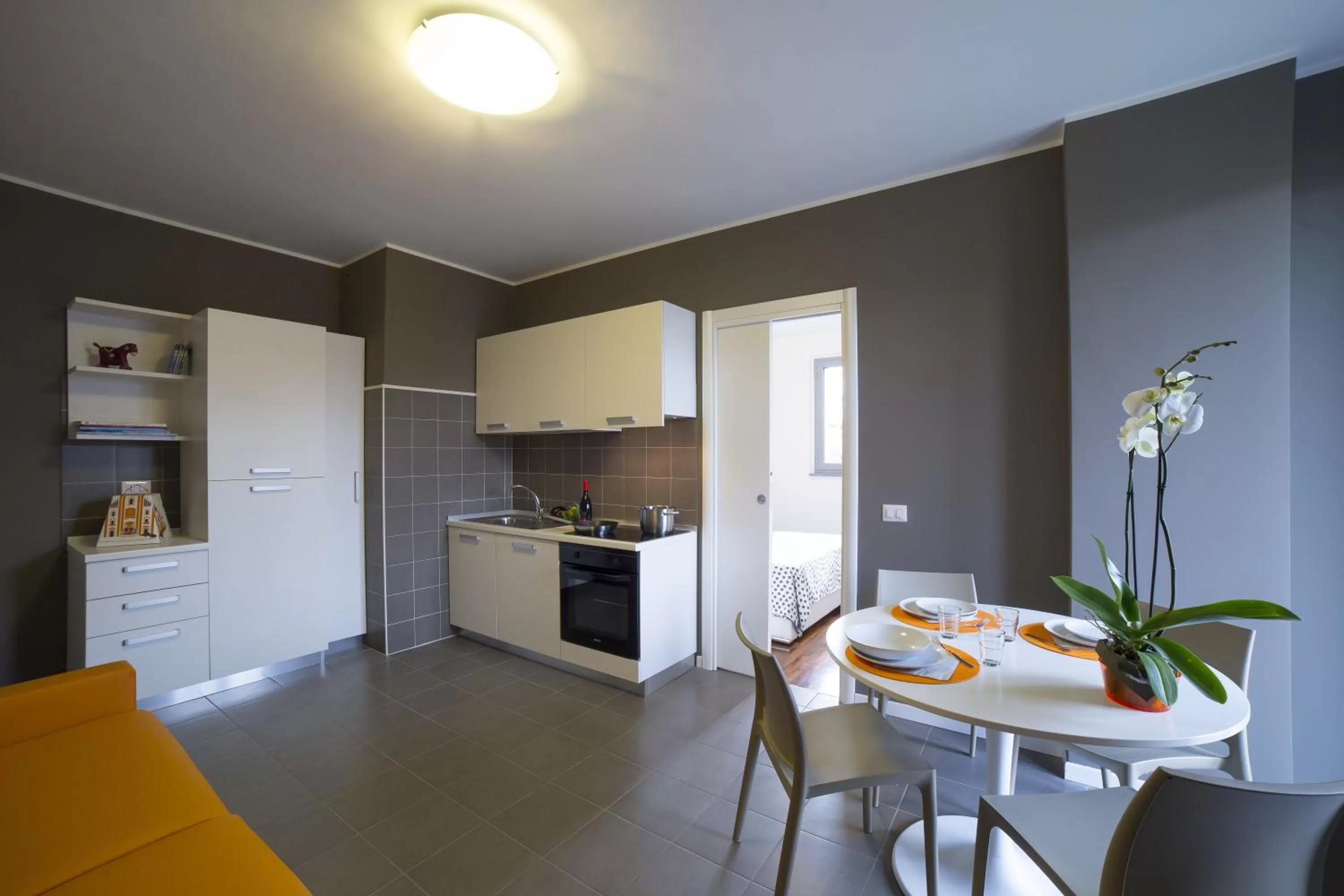 Kitchen or kitchenette in Dreams Hotel Residenza Pianell 10