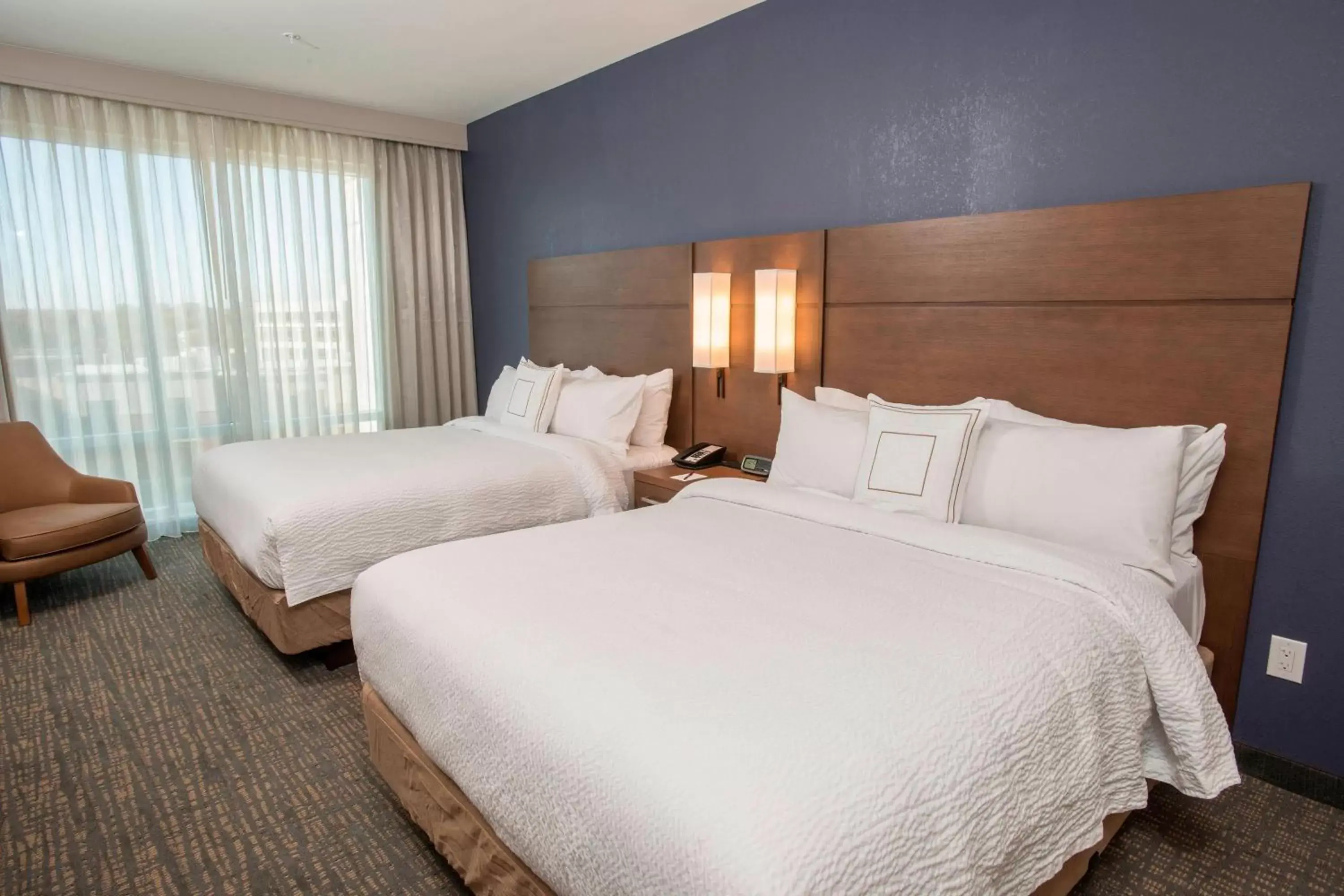 Bedroom, Bed in Residence Inn by Marriott Cincinnati Midtown/Rookwood