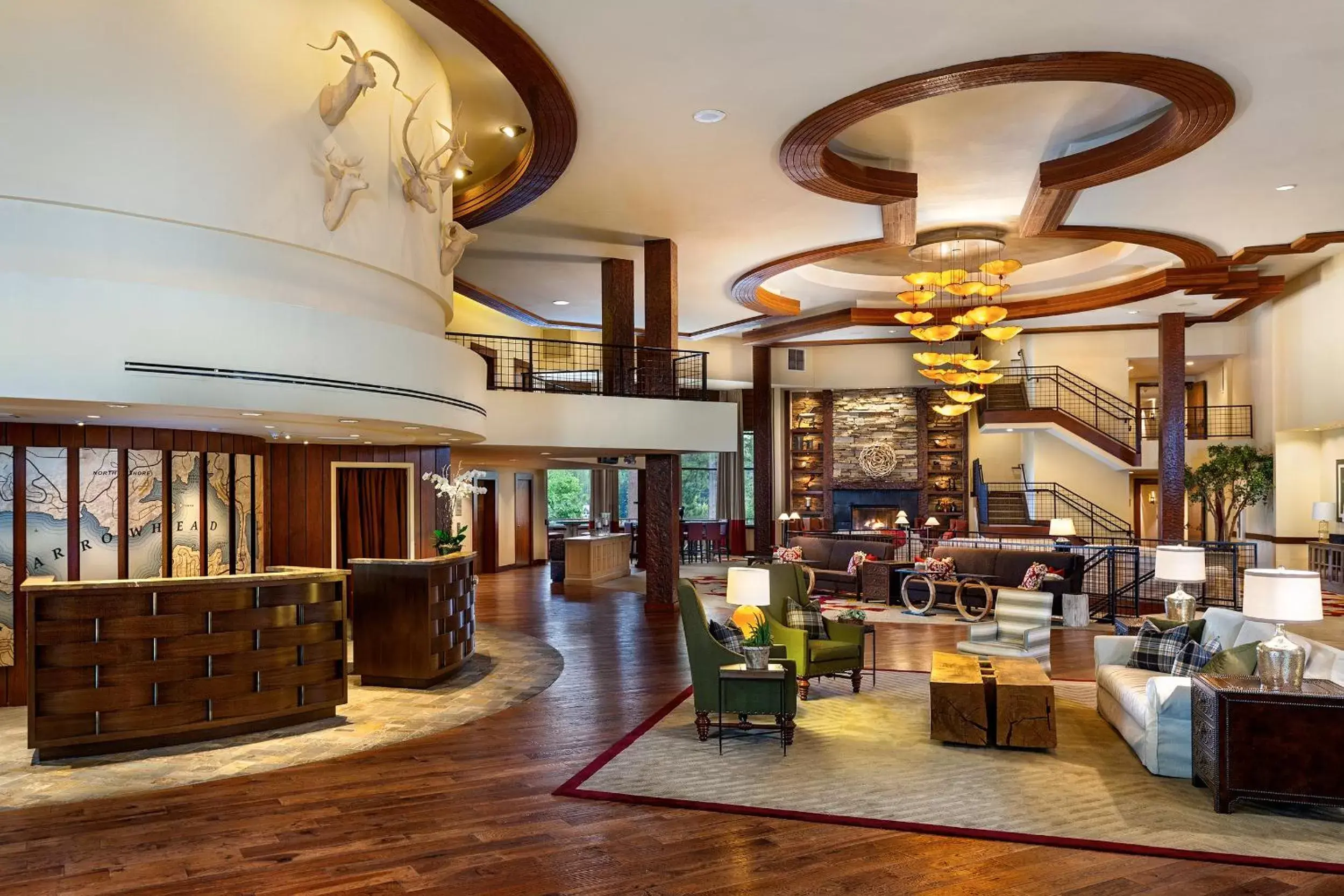 Lobby or reception, Restaurant/Places to Eat in Lake Arrowhead Resort & Spa