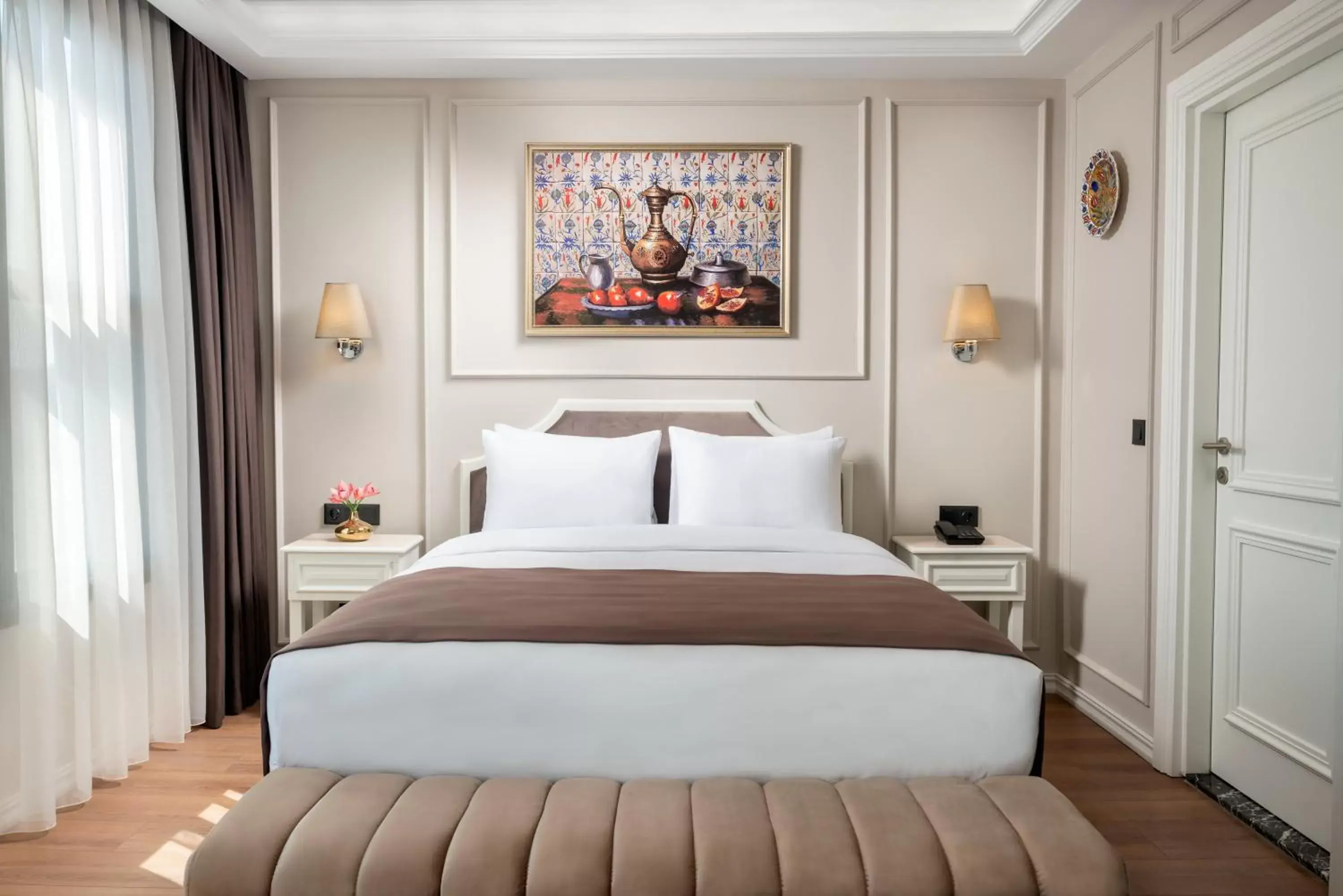 Bed in Royan Hotel Hagia Sophia, a member of Radisson Individuals