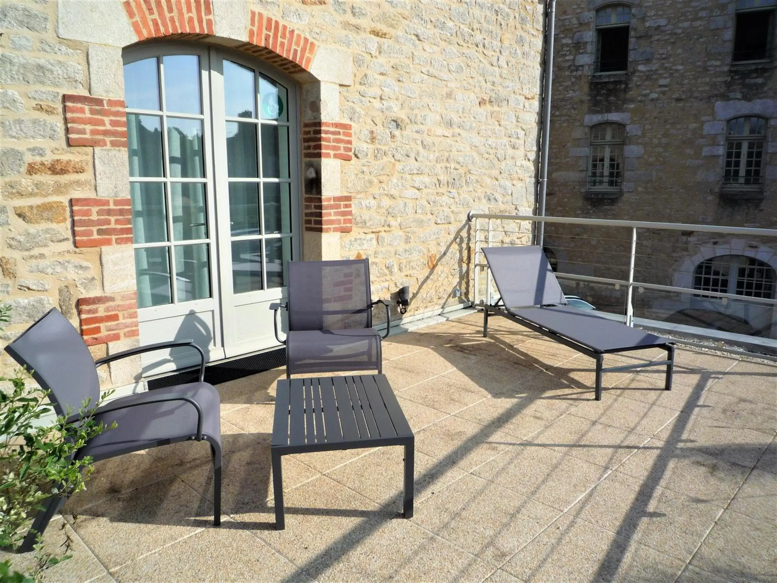 Balcony/Terrace in Hôtel Ginkgo - SPA Biloba