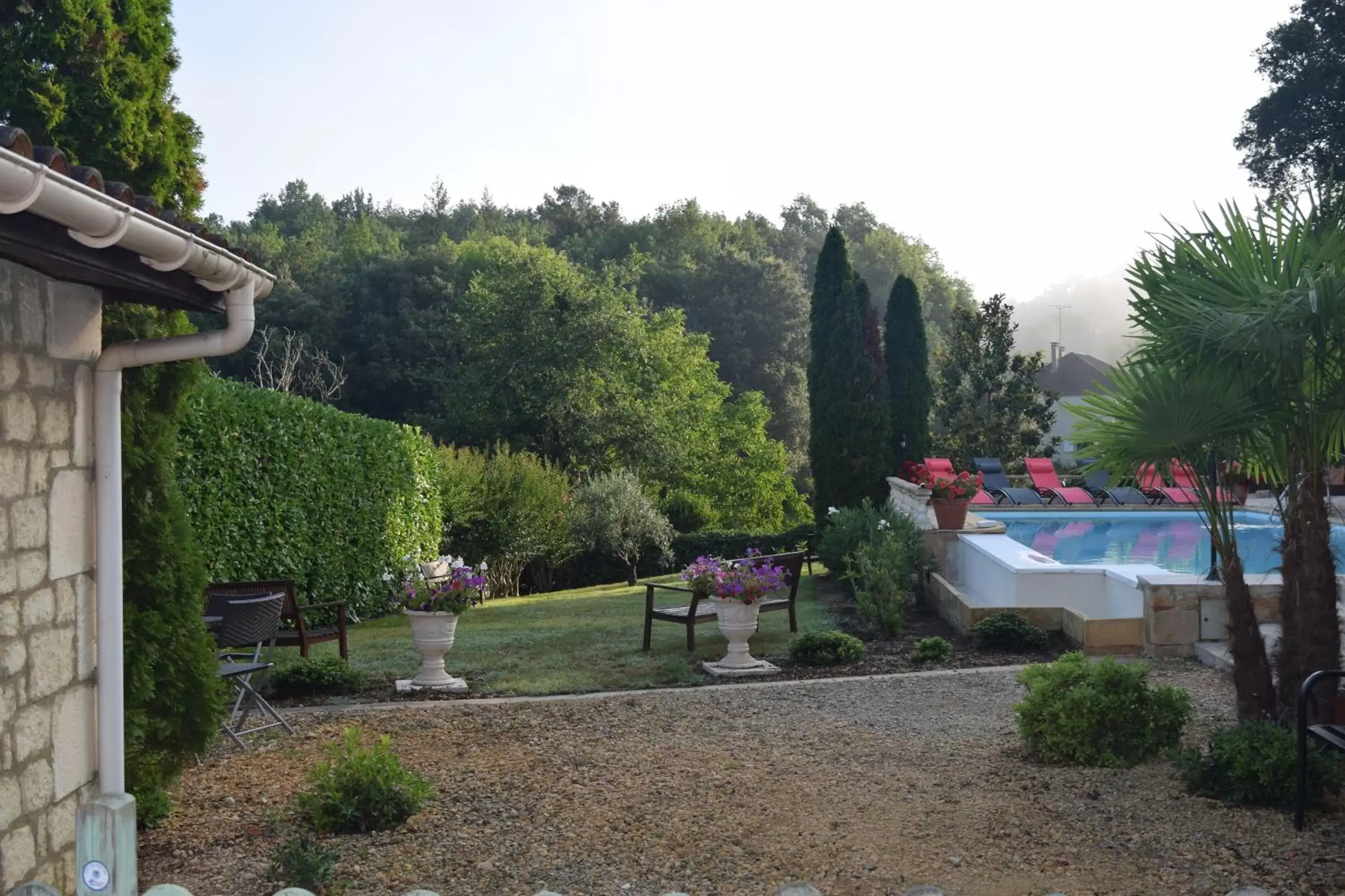 Garden, Pool View in Domaine Lacoste