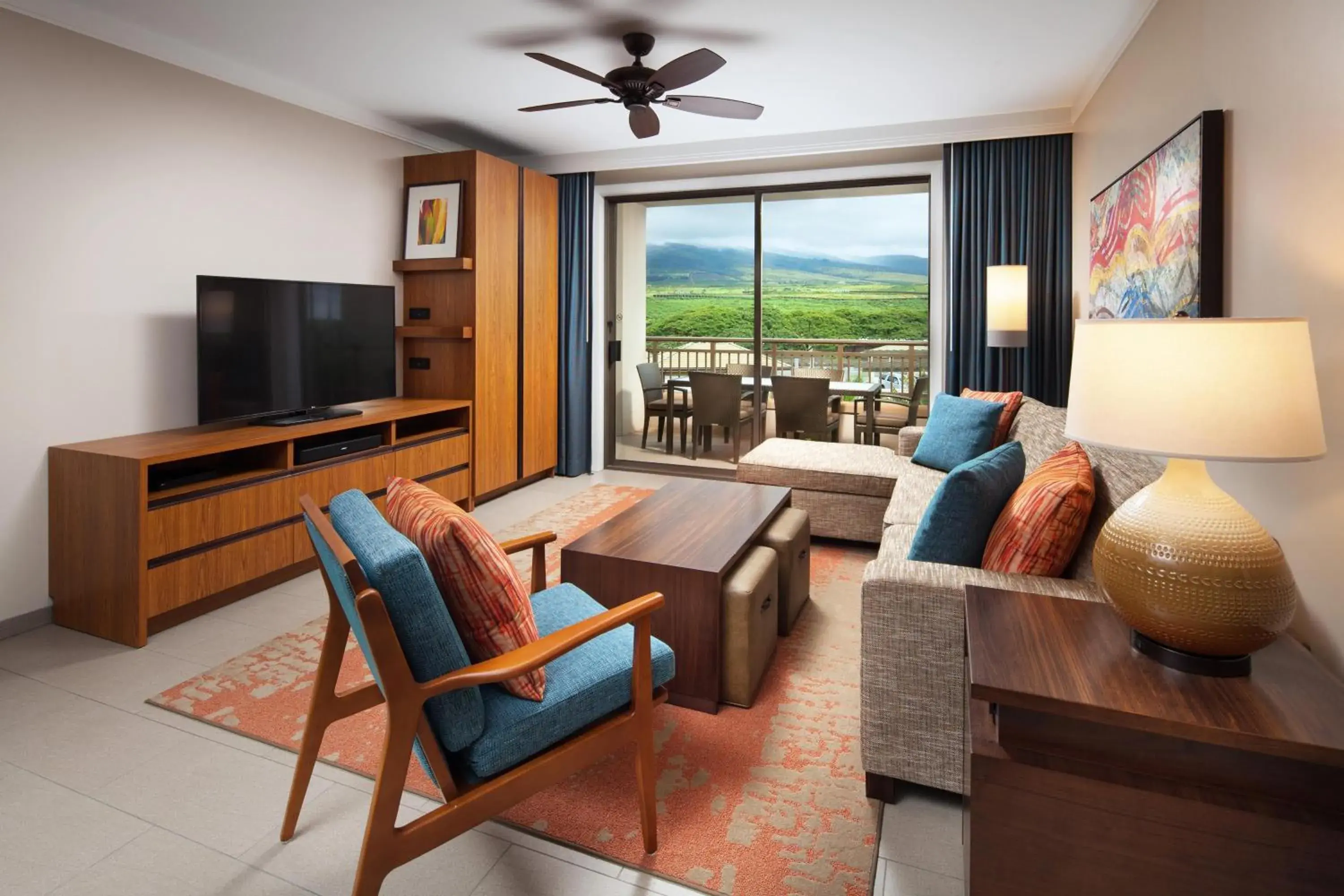 Living room, Seating Area in The Westin Nanea Ocean Villas, Ka'anapali