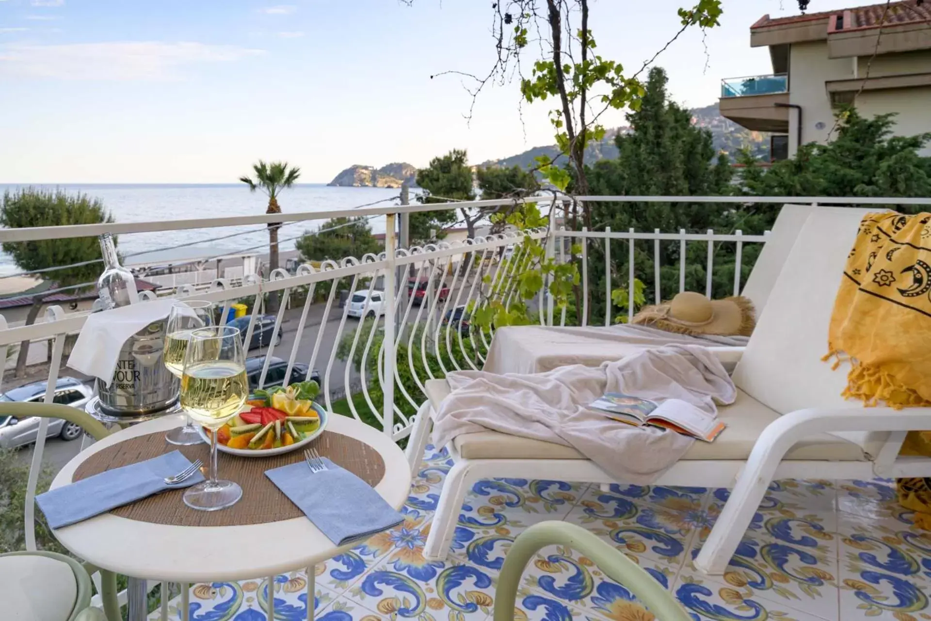 Balcony/Terrace in Hotel Rivage Taormina