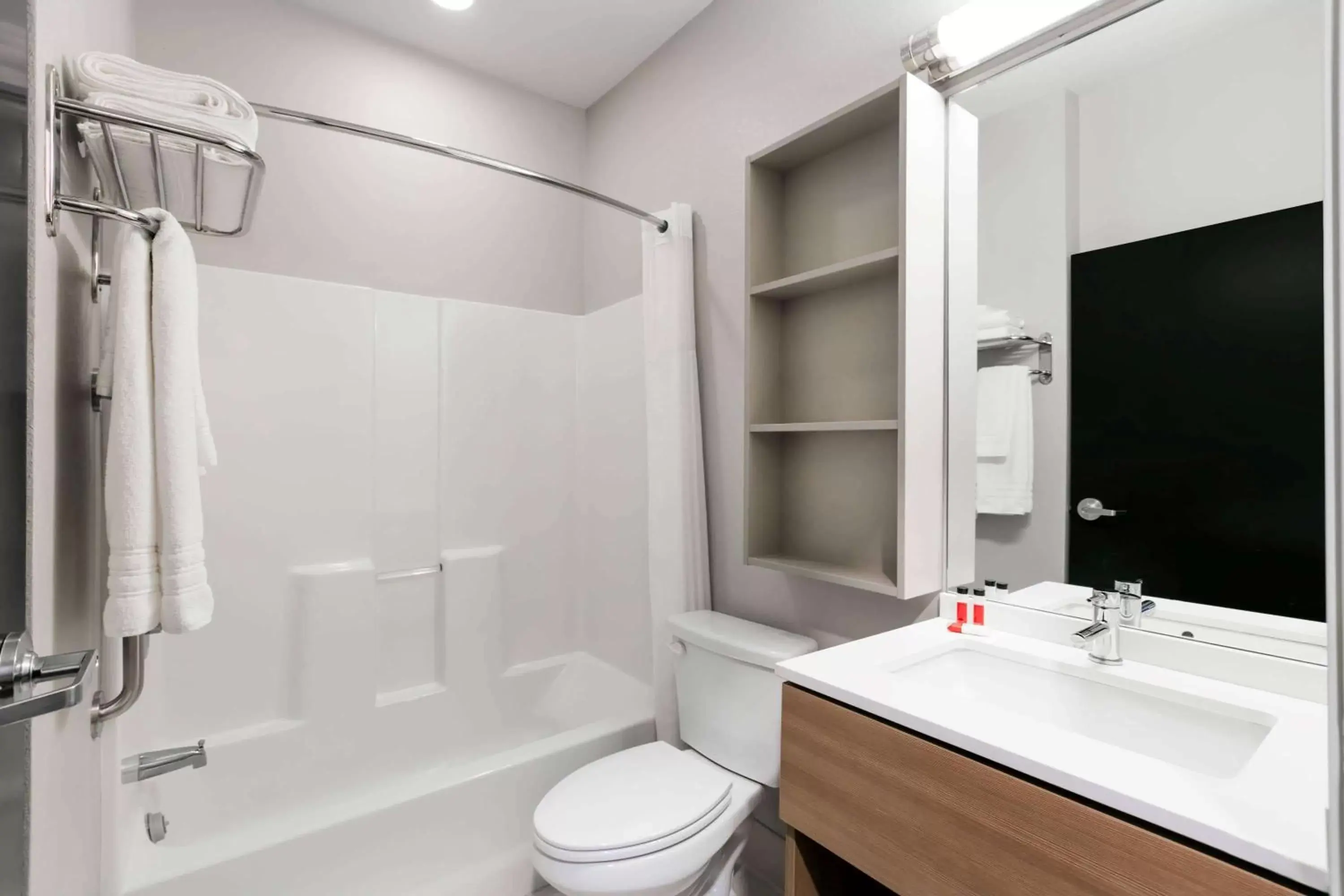 Bathroom in Microtel Inn and Suites by Wyndham Monahans