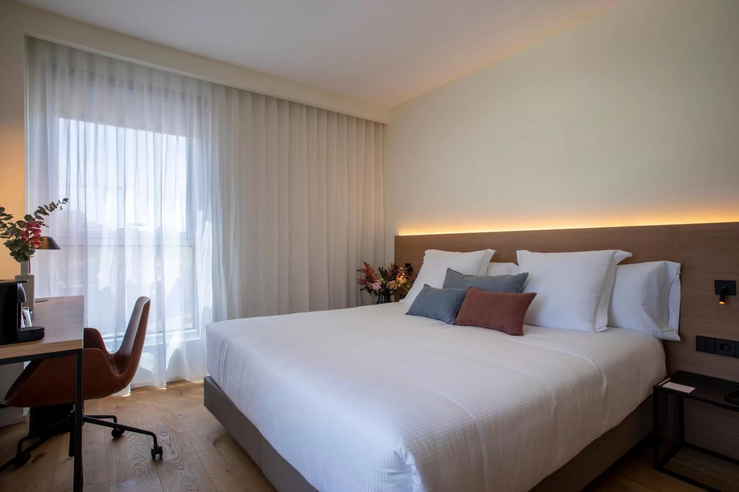 Bed in Hotel Paxton Barcelona