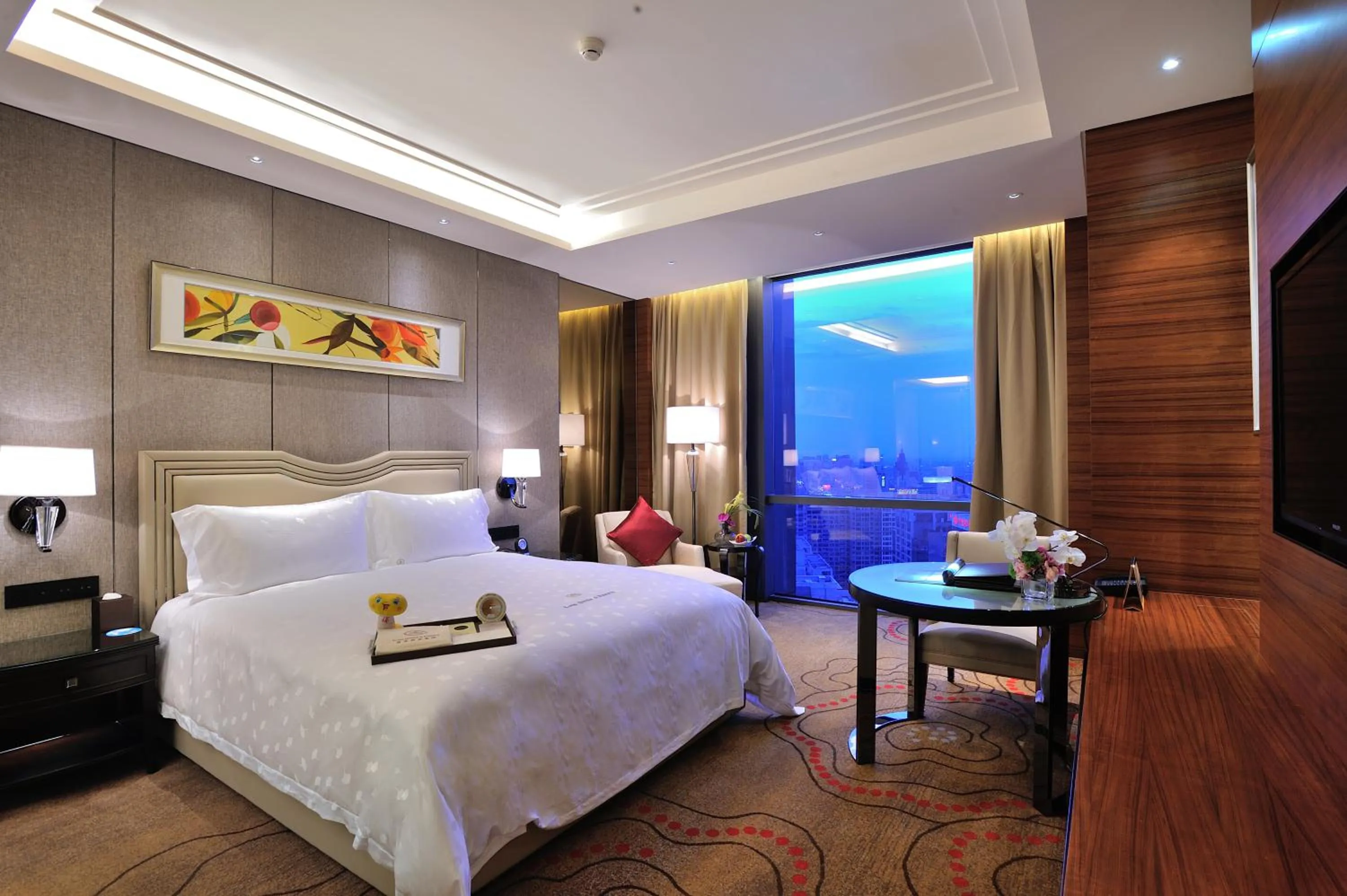 Photo of the whole room, Bed in Dongguan Kande International Hotel