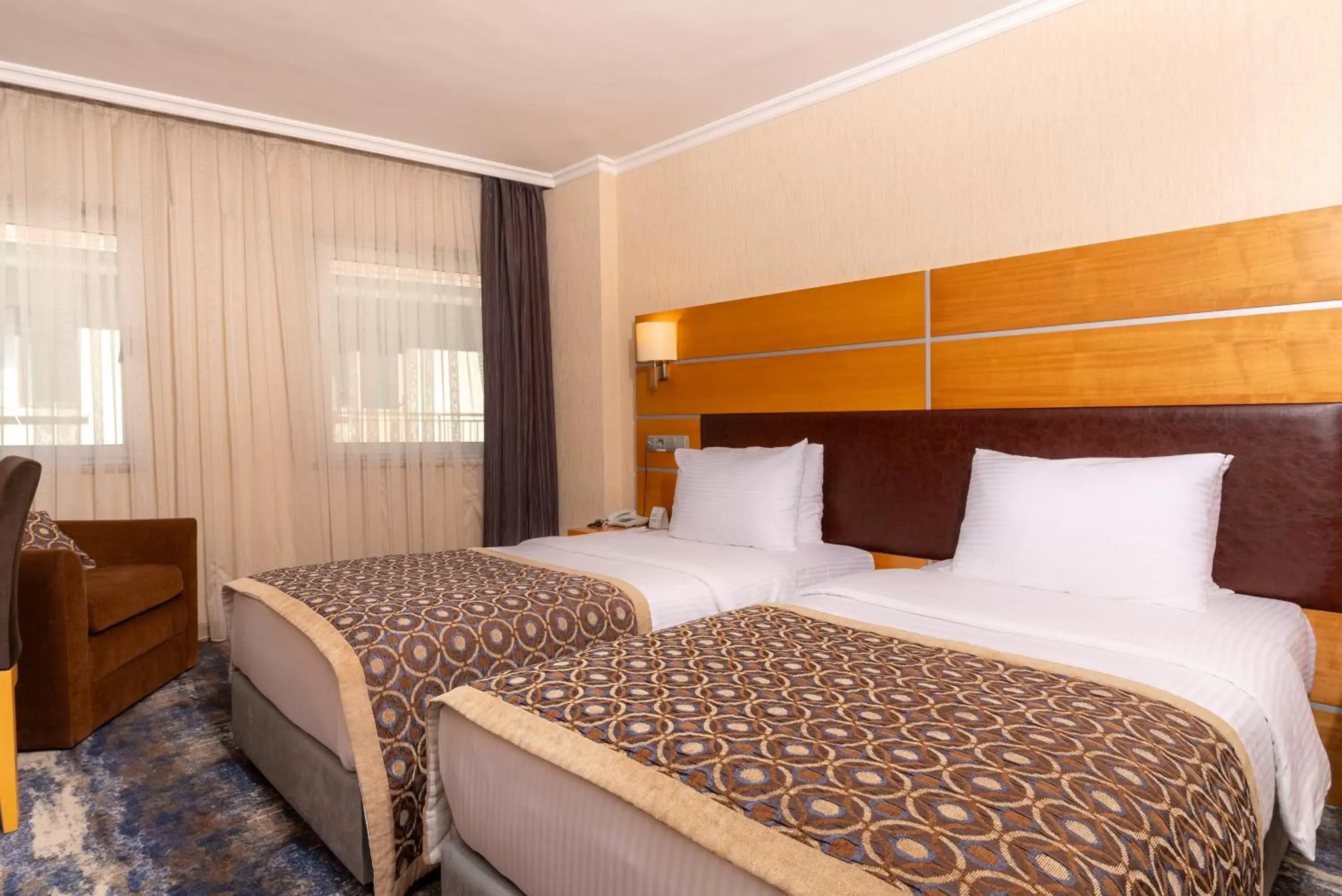 Bed in Ankara Plaza Hotel