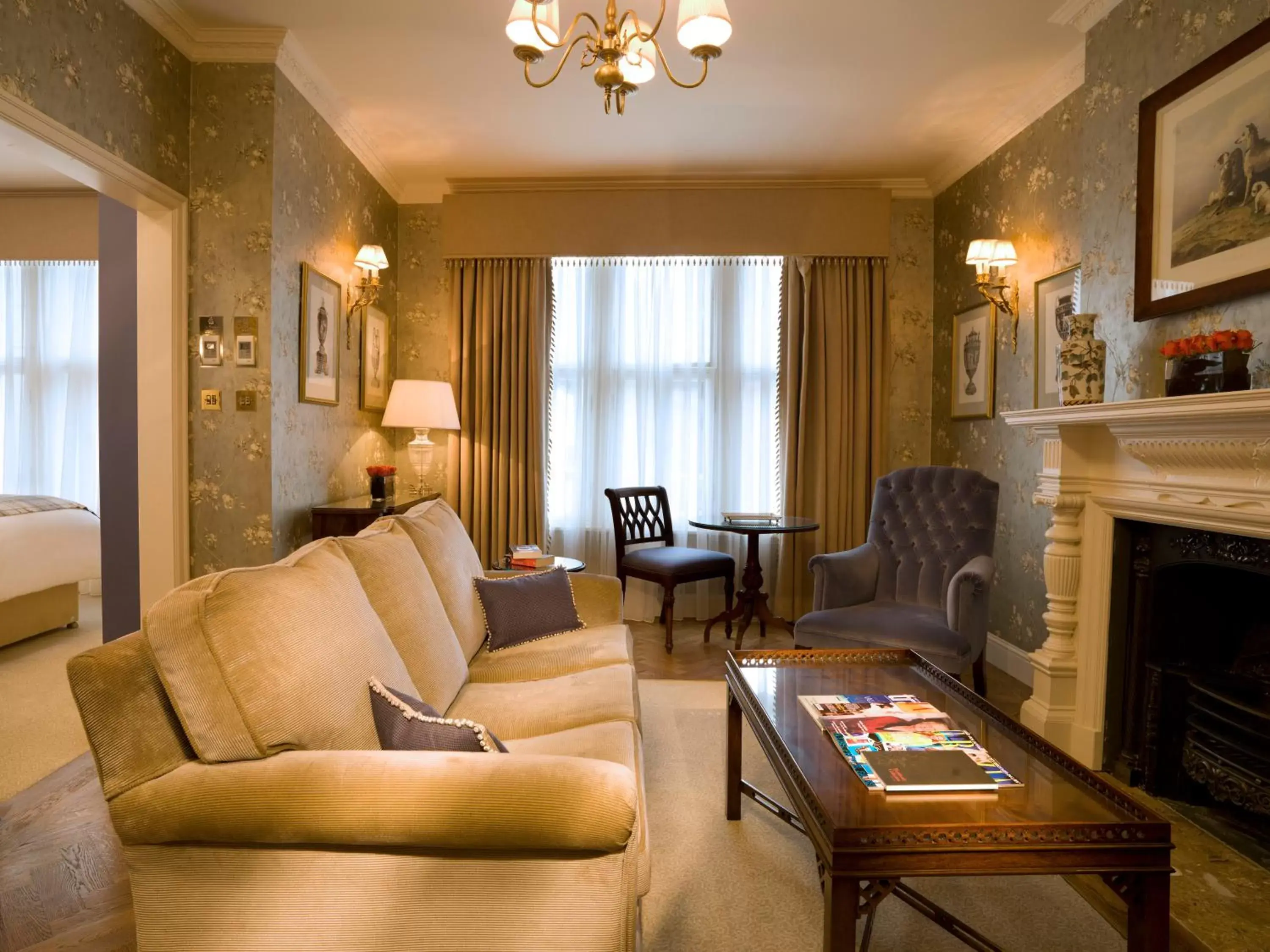 Living room, Seating Area in The Stafford London
