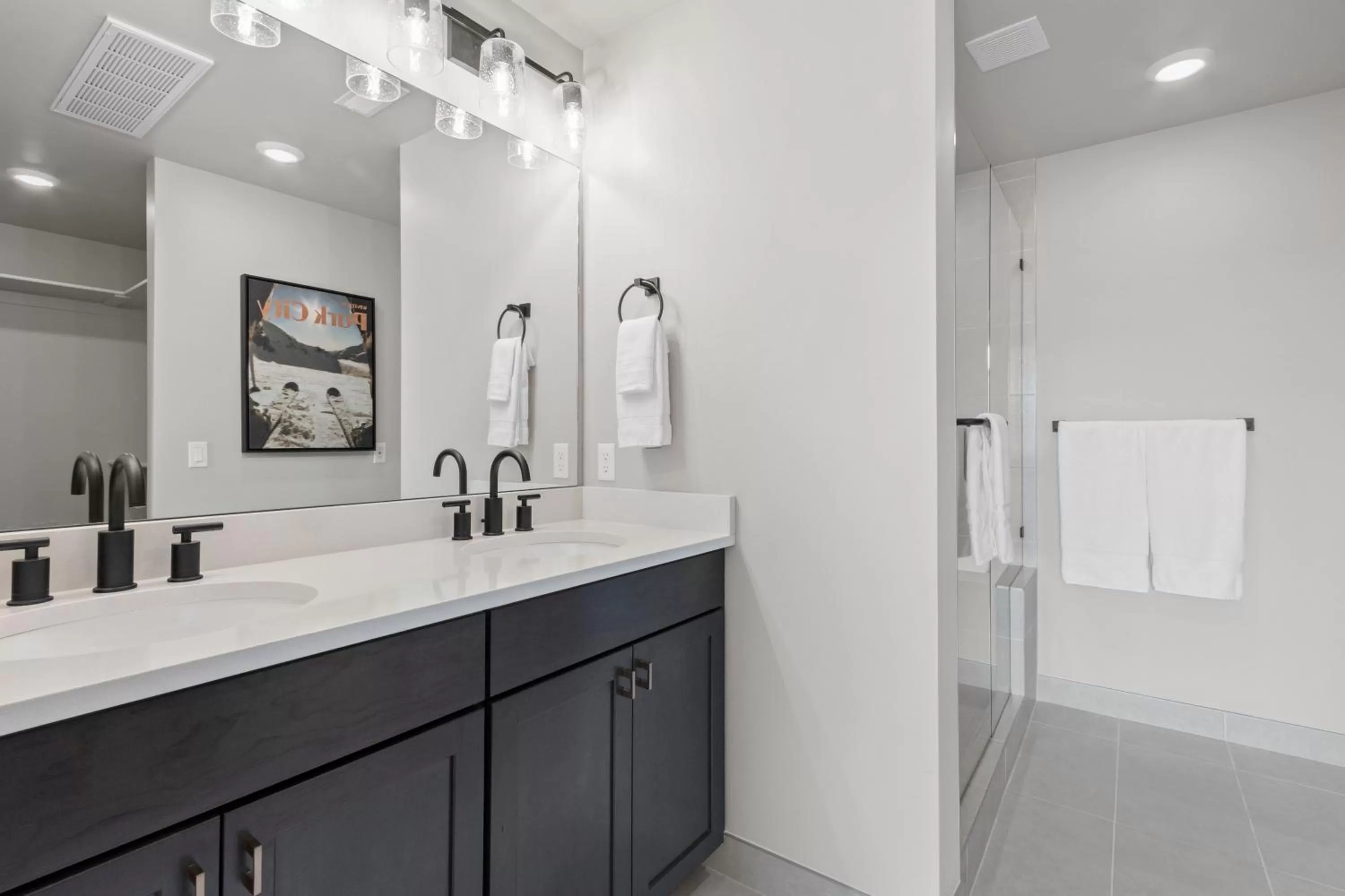 Bathroom in Black Rock Mountain Resort