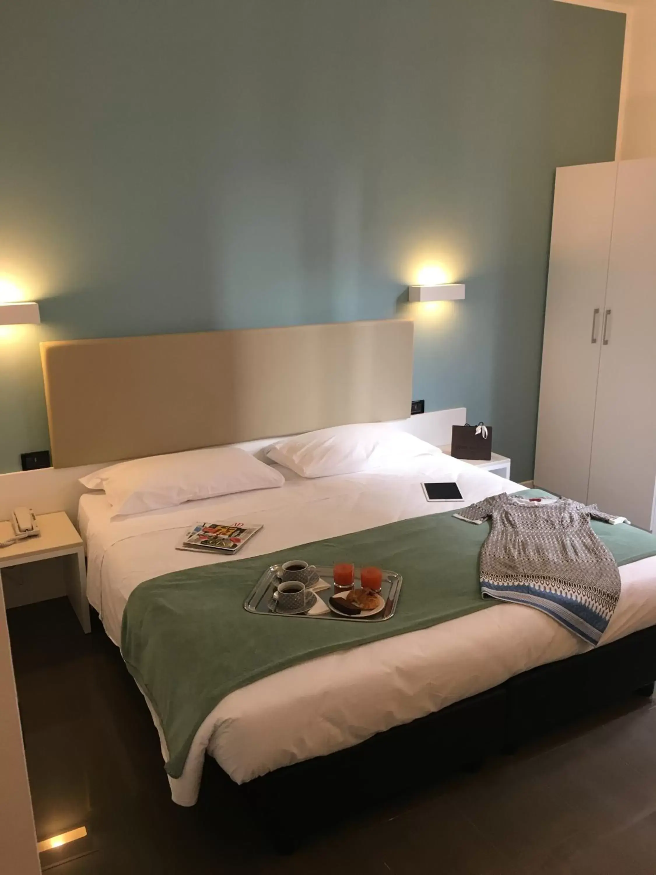 Bed in Demidoff Hotel Milano