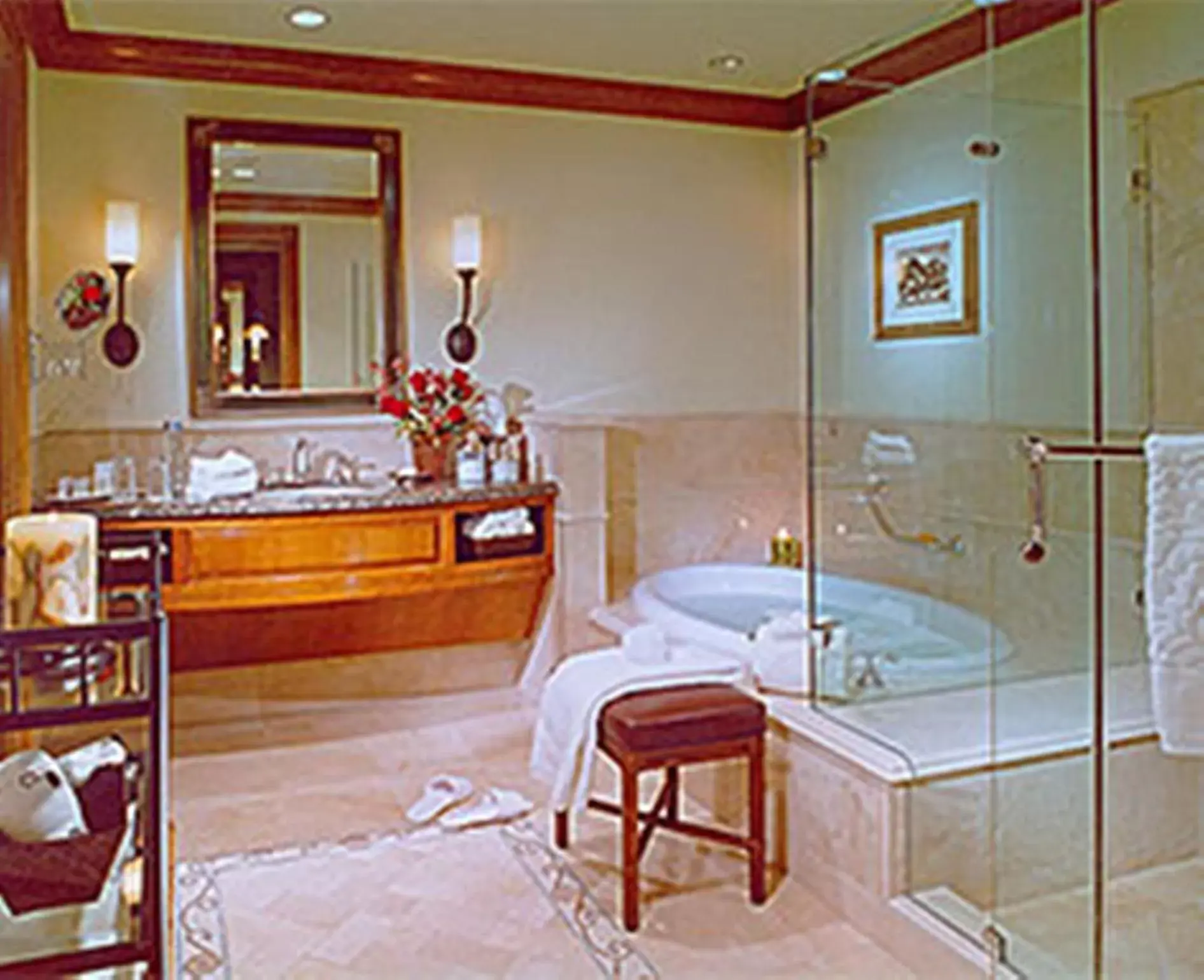 Bathroom in The Rose Hotel
