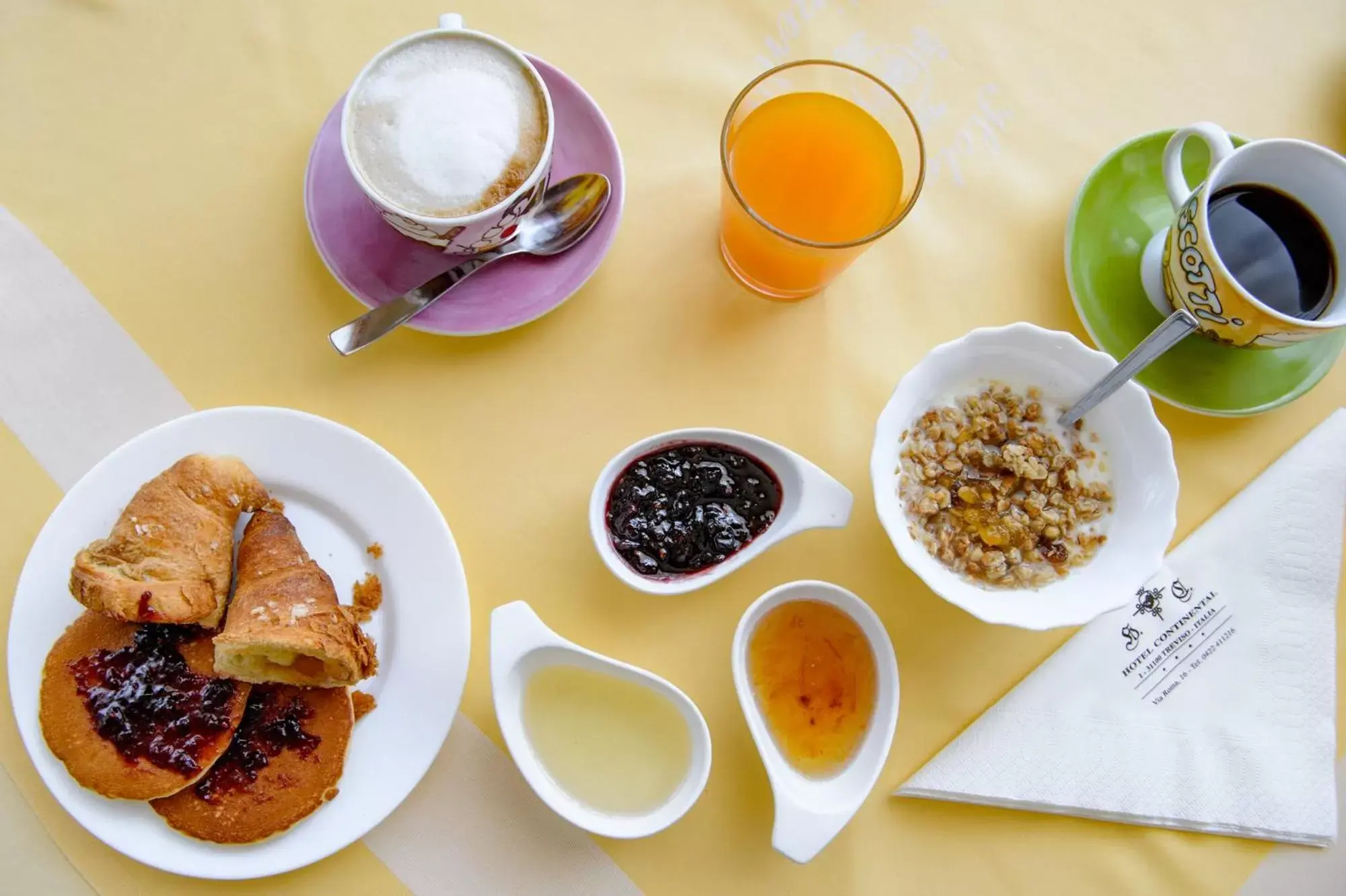 Food close-up in Hotel Continental