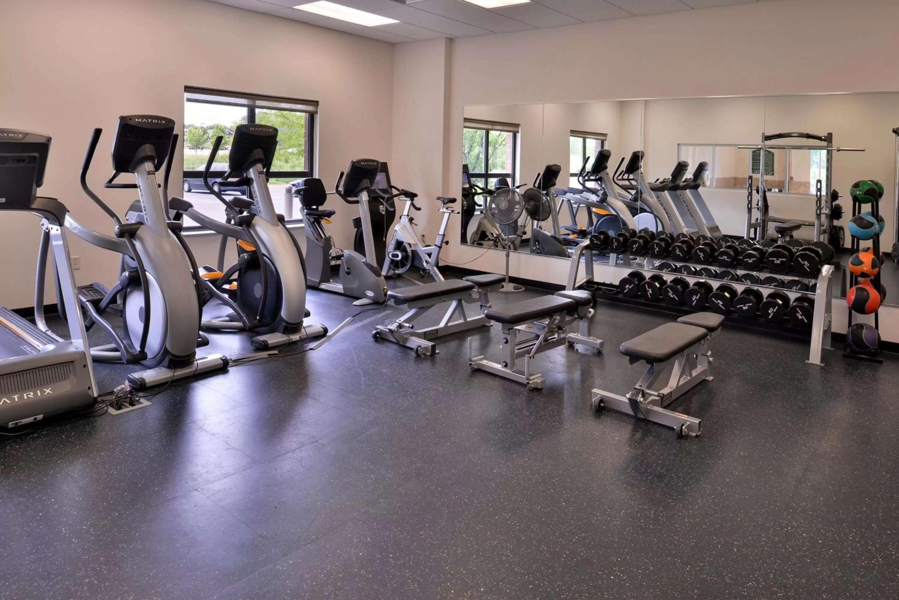 Fitness centre/facilities in Holiday Inn Madison at The American Center by IHG